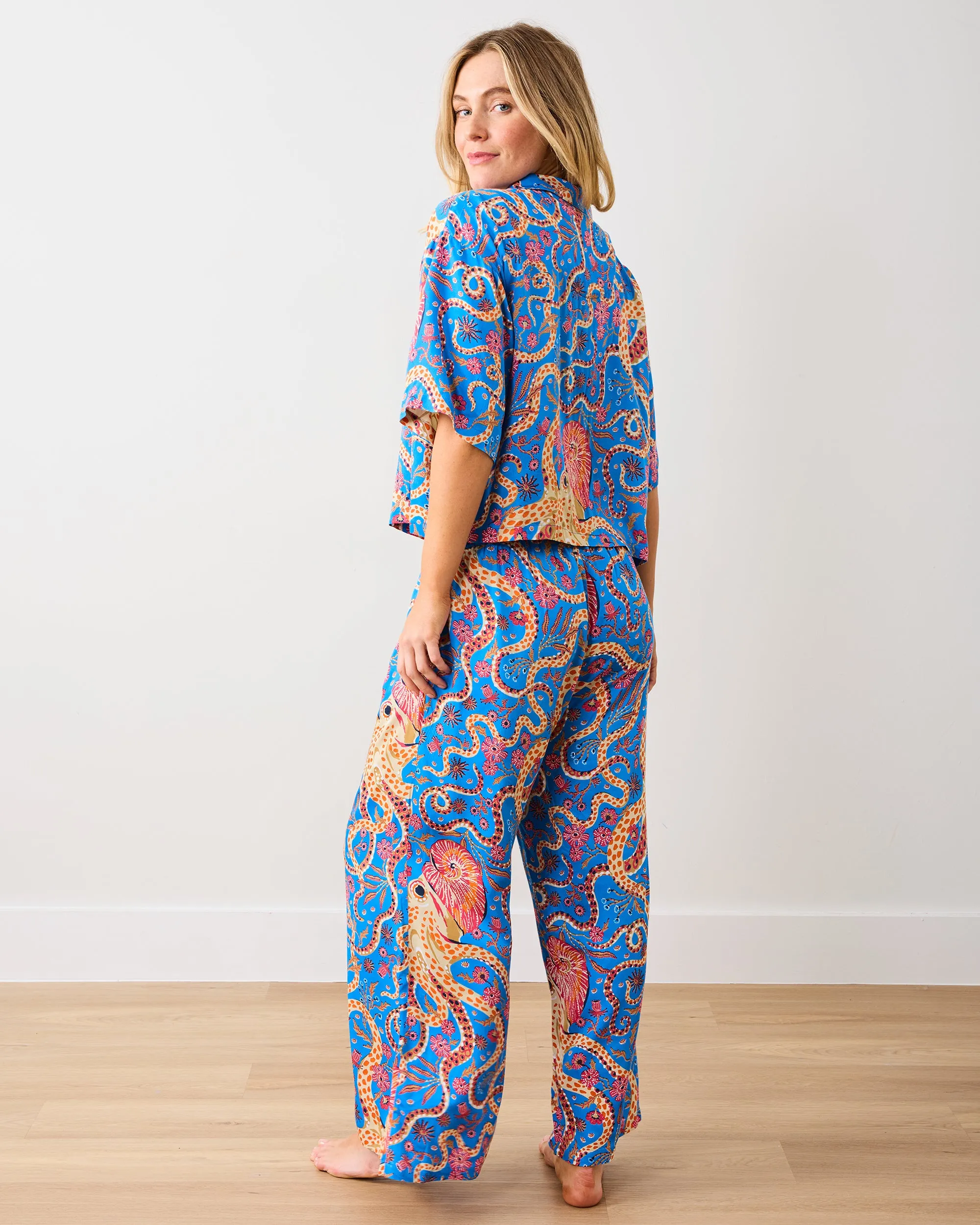 Octopus Isle - Petite Eco Satin Wildest Dreams Set - Ocean Eyes sold by Printfresh