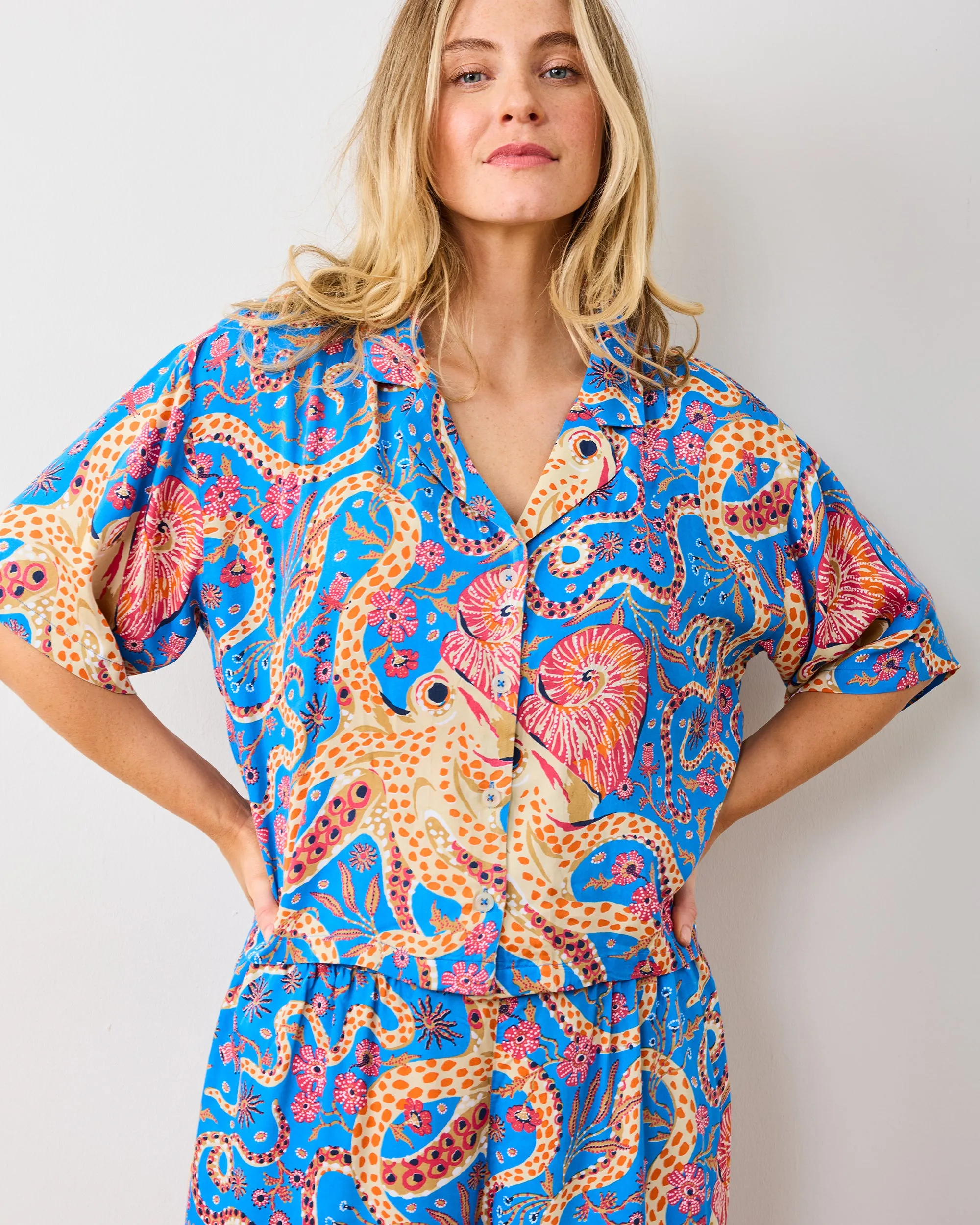 Octopus Isle - Petite Eco Satin Wildest Dreams Set - Ocean Eyes sold by Printfresh product image thumbnail 3