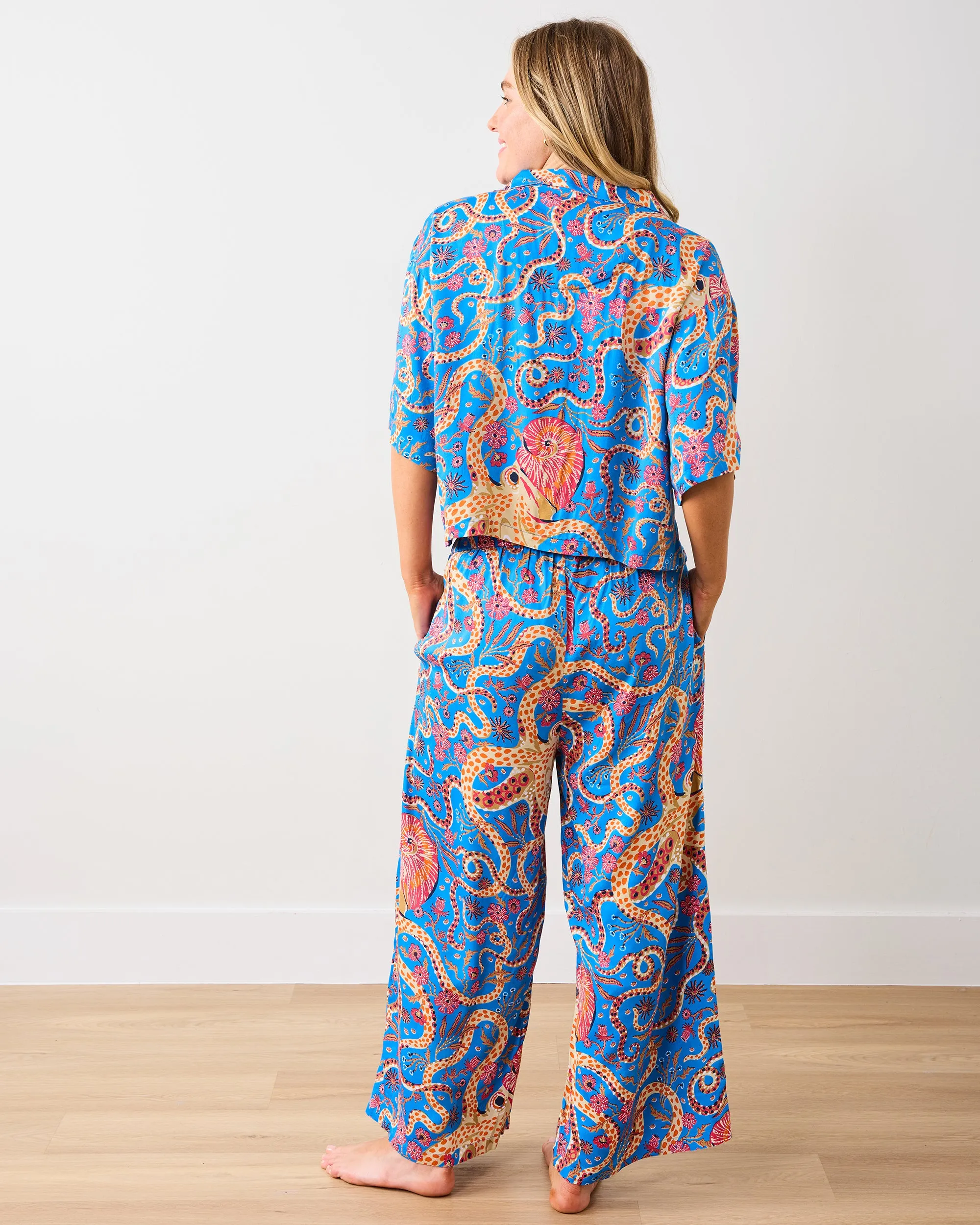 Octopus Isle - Tall Eco Satin Wildest Dreams Set - Ocean Eyes sold by Printfresh product image thumbnail 3