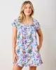 Deep Sea Divers - Pintuck Nightgown - Lavender Sorbet sold by Printfresh