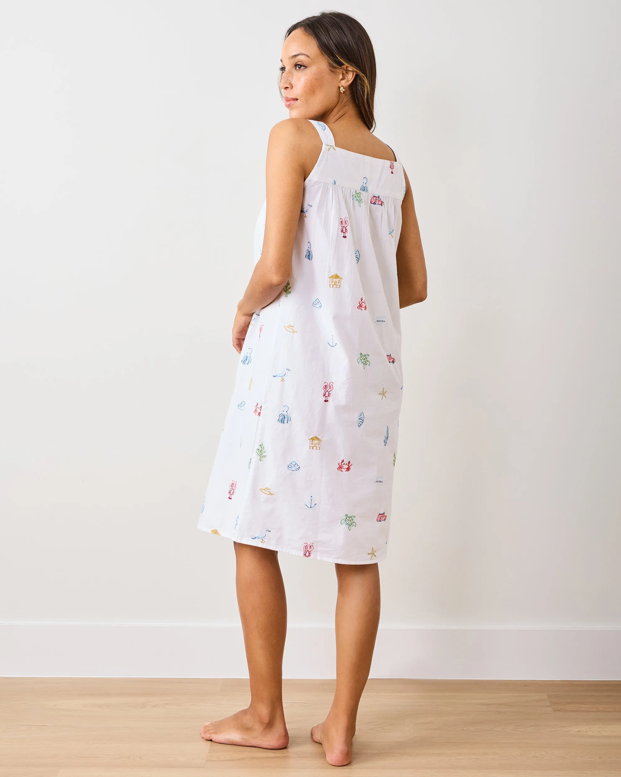 Summer Essentials - Back To Bed Nightgown - Cloud sold by Printfresh product image thumbnail 3
