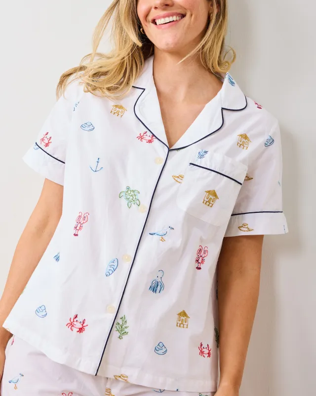 Summer Essentials - Short PJ Set - Cloud sold by Printfresh