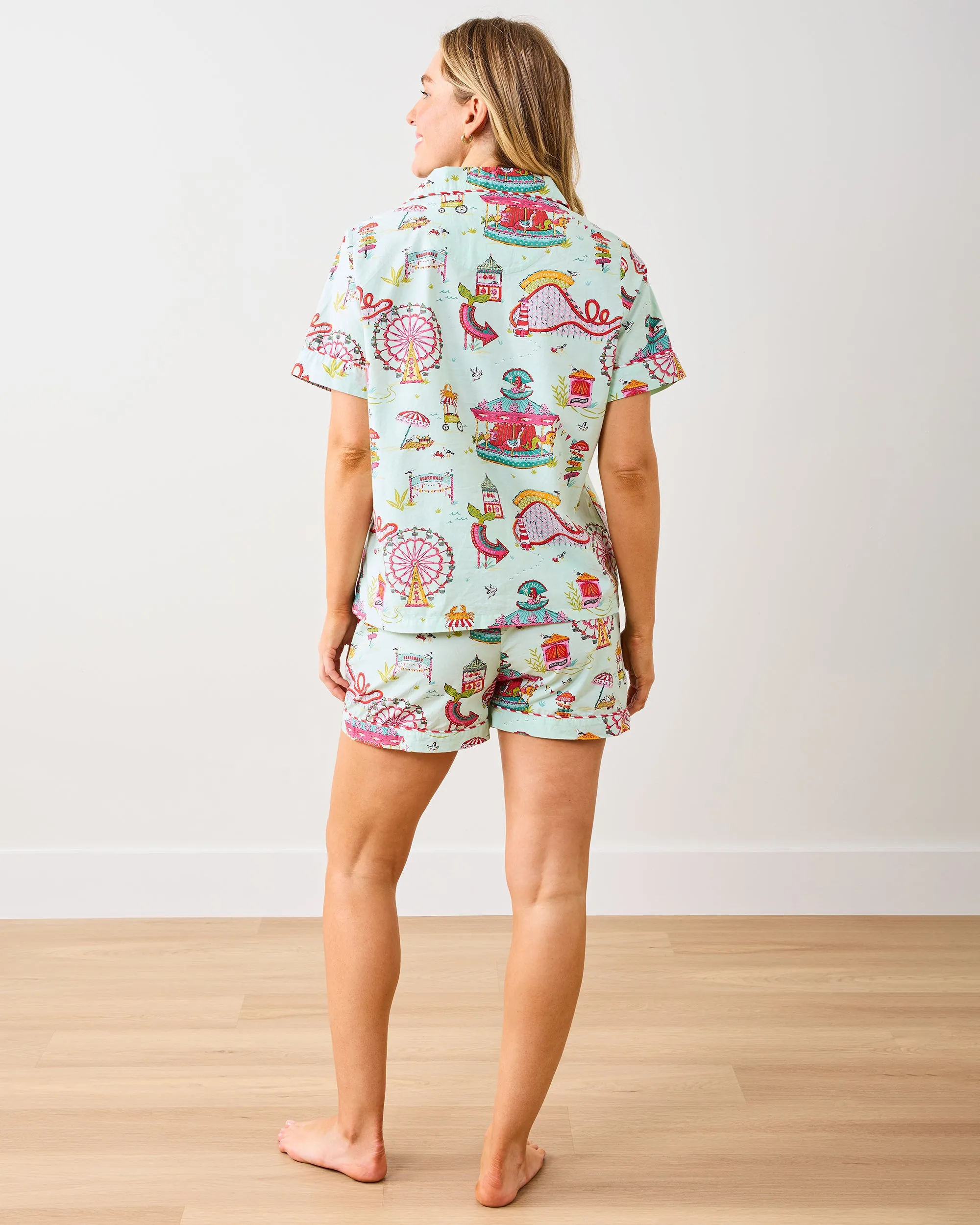 Seaside Rides - Short PJ Set - Mint Taffy sold by Printfresh product image thumbnail 5