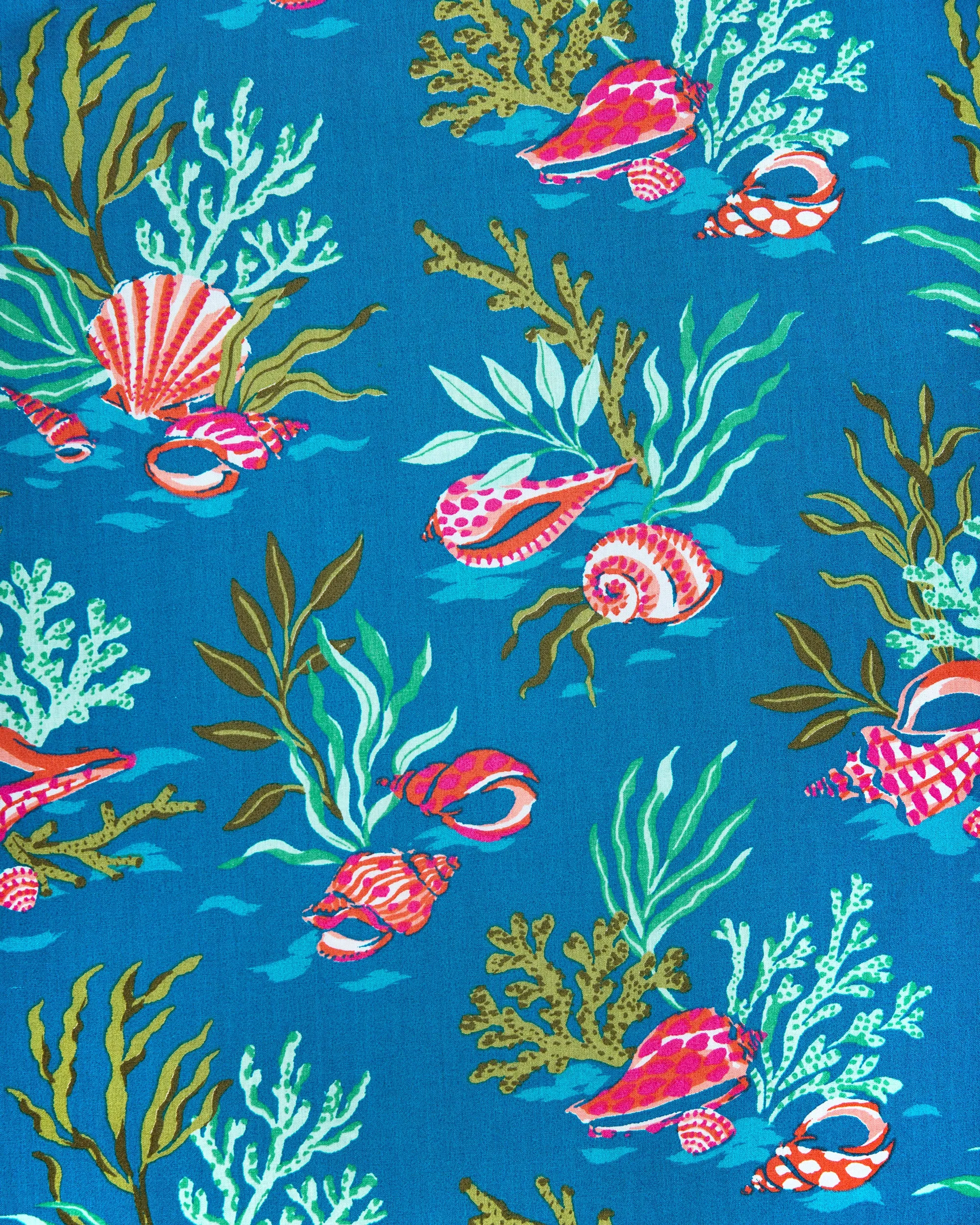 Coral & Conch - Pintuck Nightgown - Ocean Breeze sold by Printfresh product image thumbnail 5