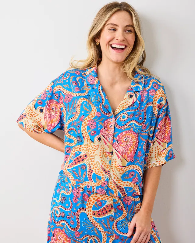 Octopus IsIe - Eco Satin Wildest Dreams Set - Ocean Eyes sold by Printfresh