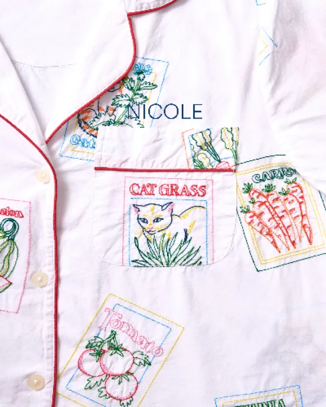 Seed Packets - Sleep Shirt - Cloud sold by Printfresh