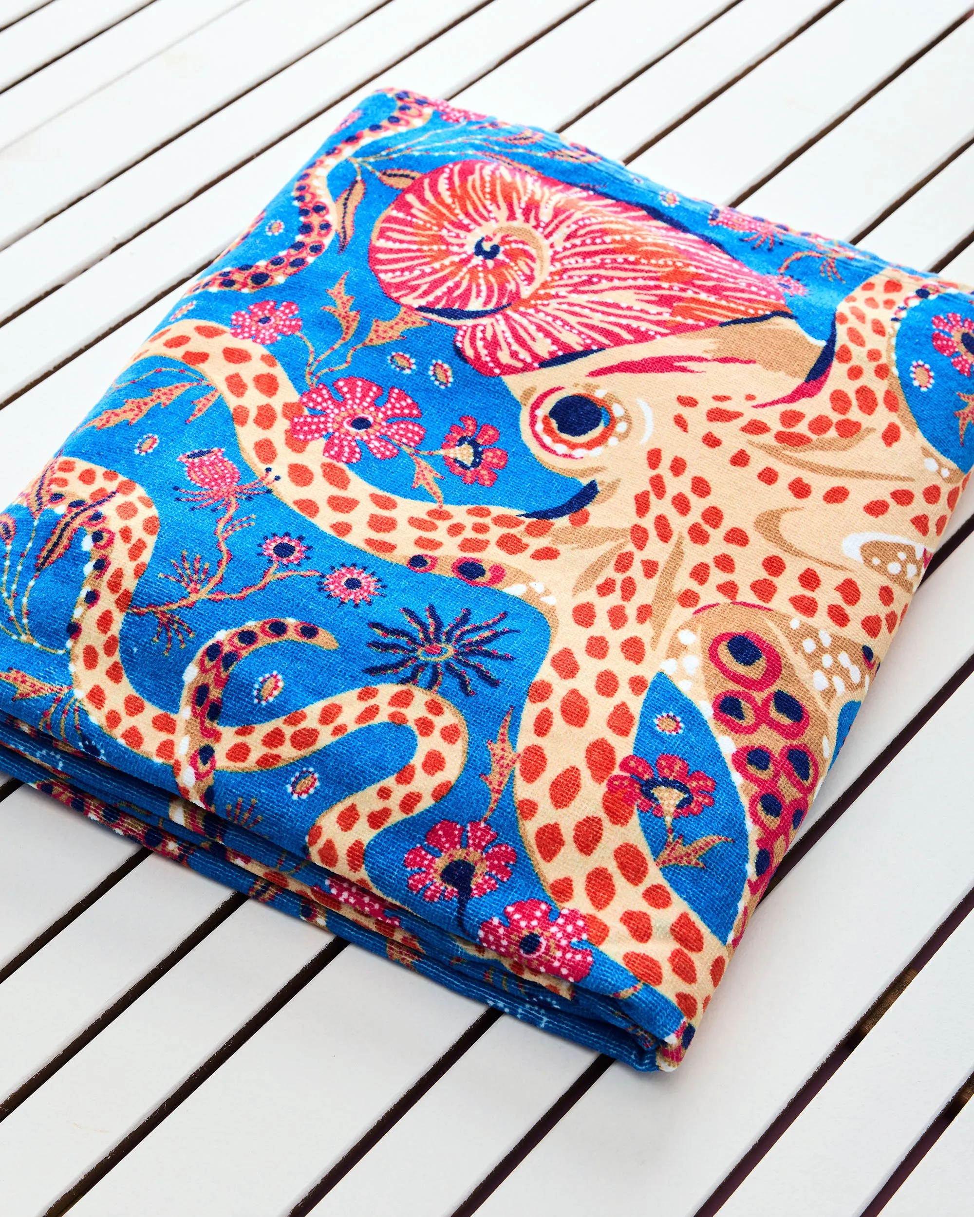 Octopus Isle - Beach Towel - Ocean Eyes sold by Printfresh product image thumbnail 4