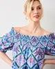 Palm Tree Paradise - Ximena Dress - Lilac Escape sold by Printfresh