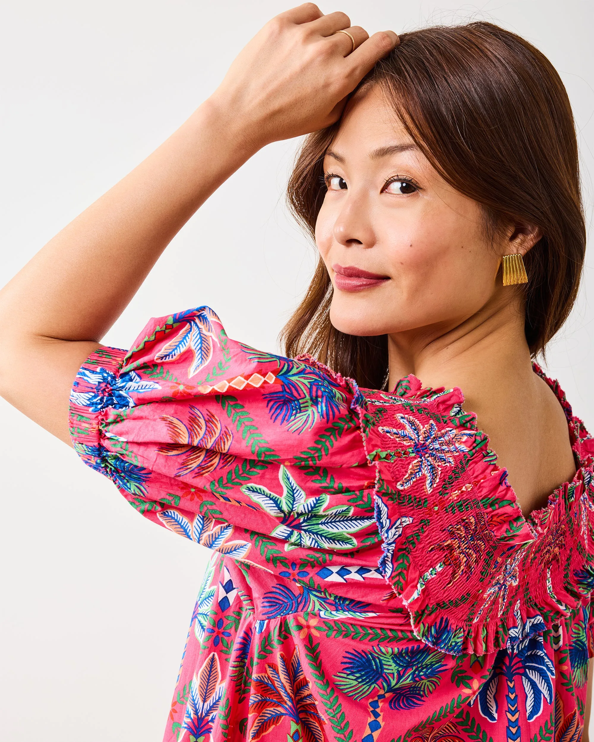 Palm Tree Paradise - Ximena Dress - Cocktail Umbrella sold by Printfresh product image thumbnail 4