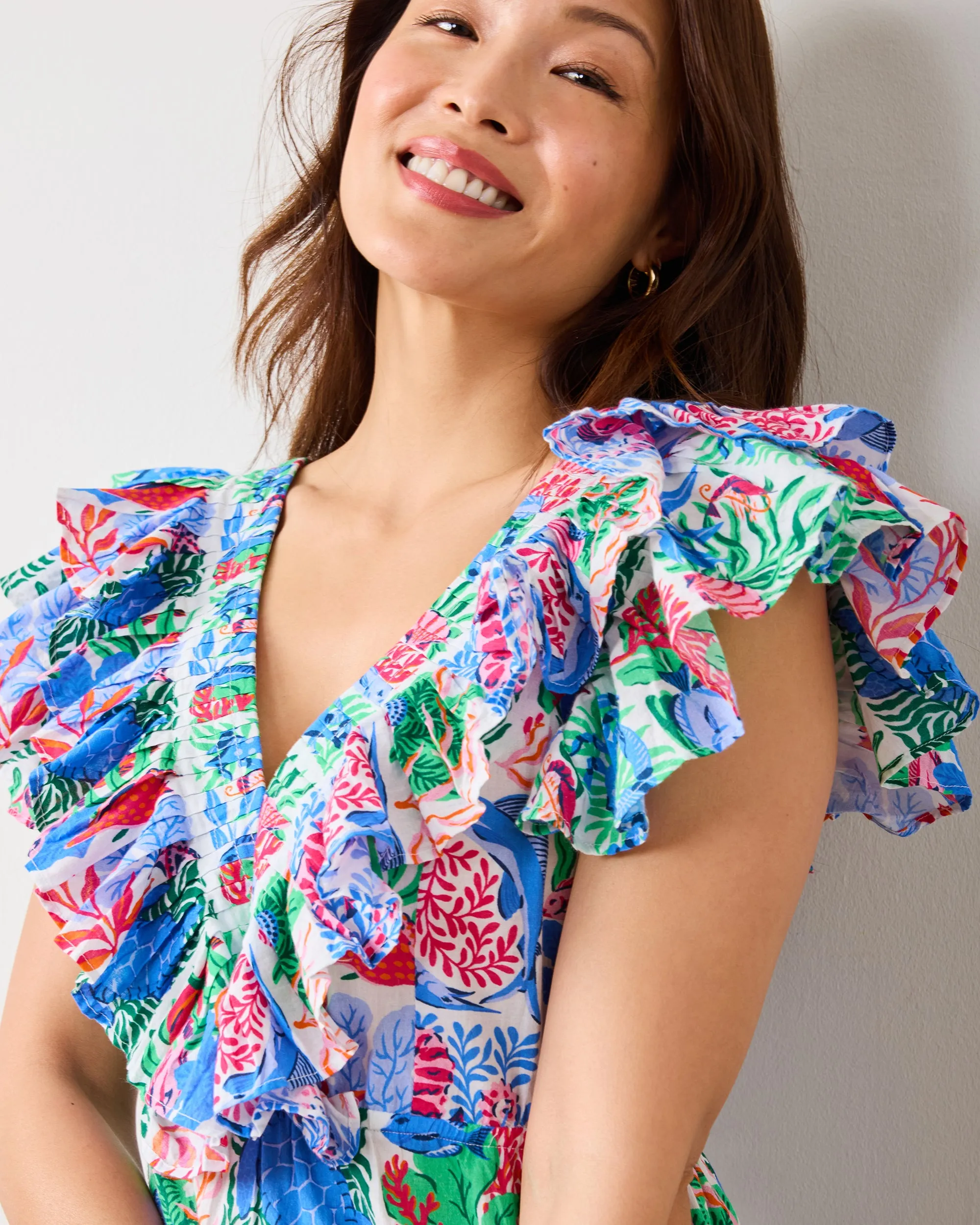 Stained Glass Sea - Evening Out Dress - Cloud sold by Printfresh product image thumbnail 3