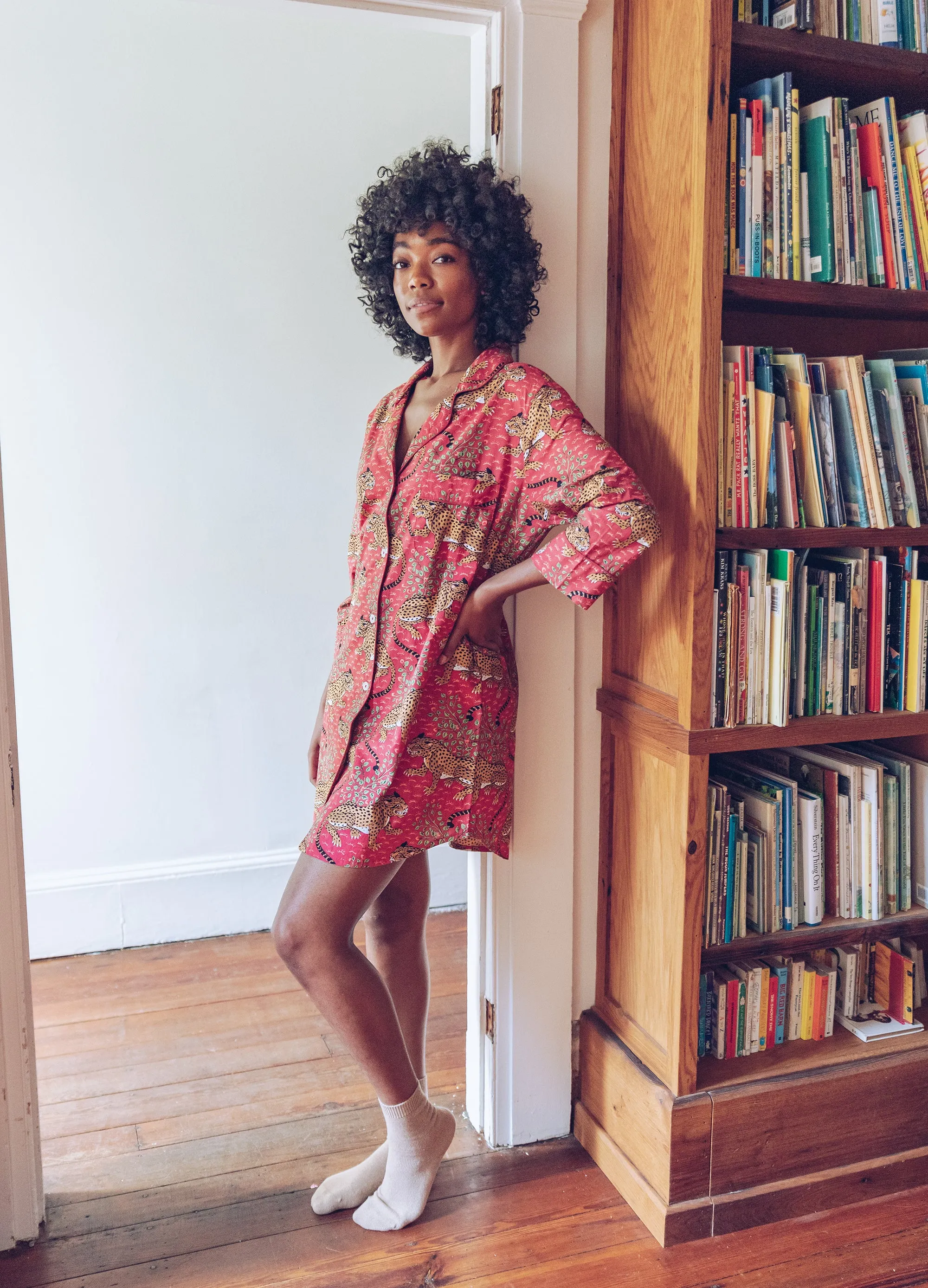 Bagheera - Sleep Shirt - Scarlet sold by Printfresh