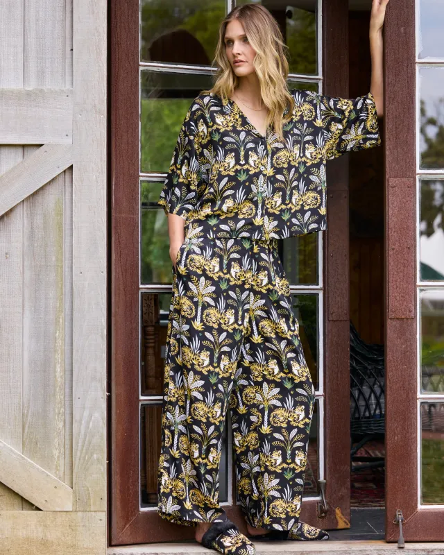 Untamed Tiger - Tall Eco Satin Wildest Dreams Set - Gold Ink sold by Printfresh