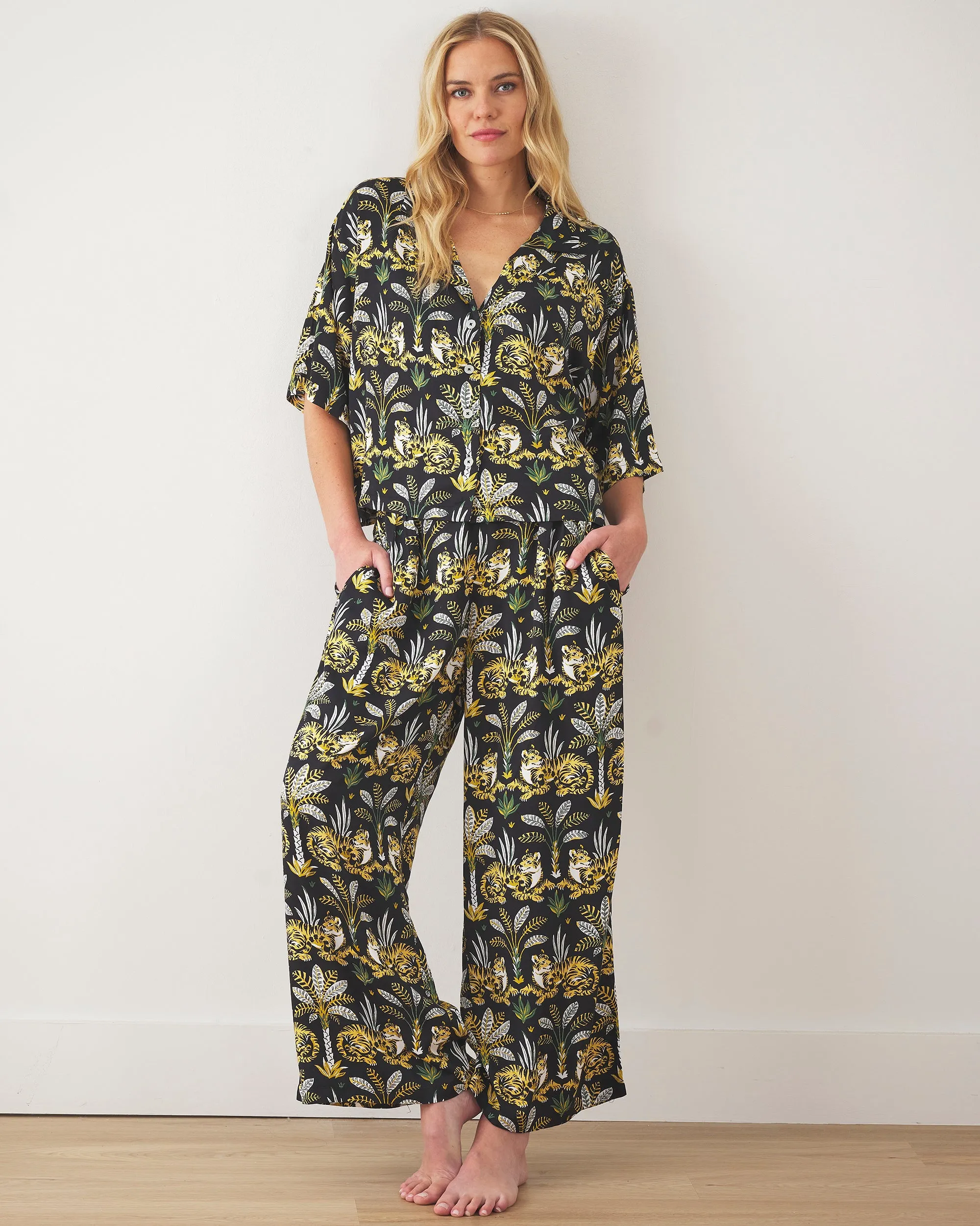 Untamed Tiger - Tall Eco Satin Wildest Dreams Set - Gold Ink sold by Printfresh product image thumbnail 4