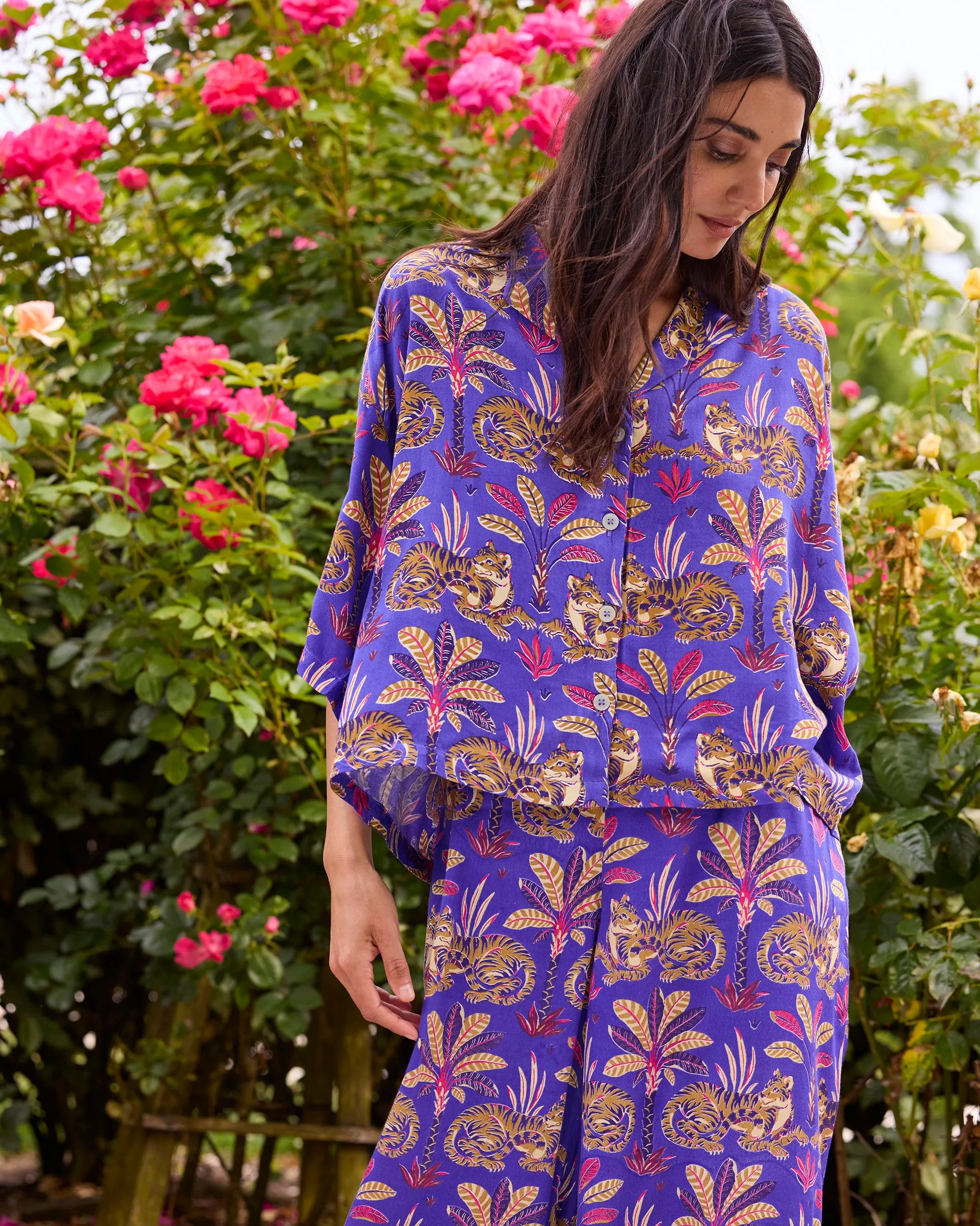 Untamed Tiger - Eco Satin Wildest Dreams Set - Grape Soda sold by Printfresh