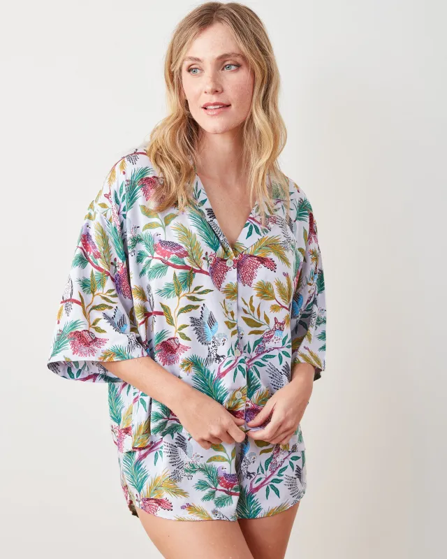 Wise Owls - Eco Satin Sweet Dreams Set - Dusty Lilac sold by Printfresh