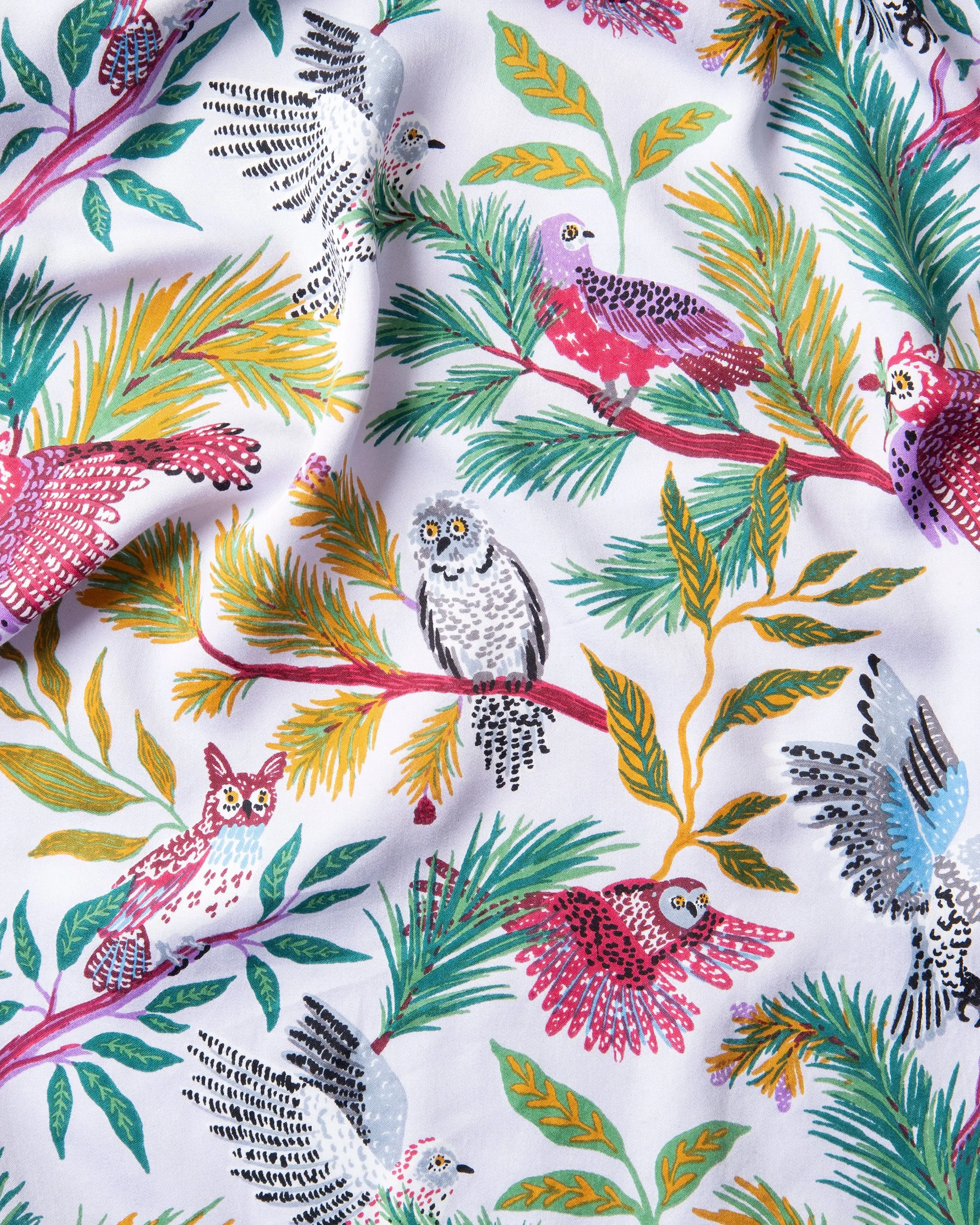 Wise Owls - Eco Satin Sweet Dreams Set - Dusty Lilac sold by Printfresh product image thumbnail 5