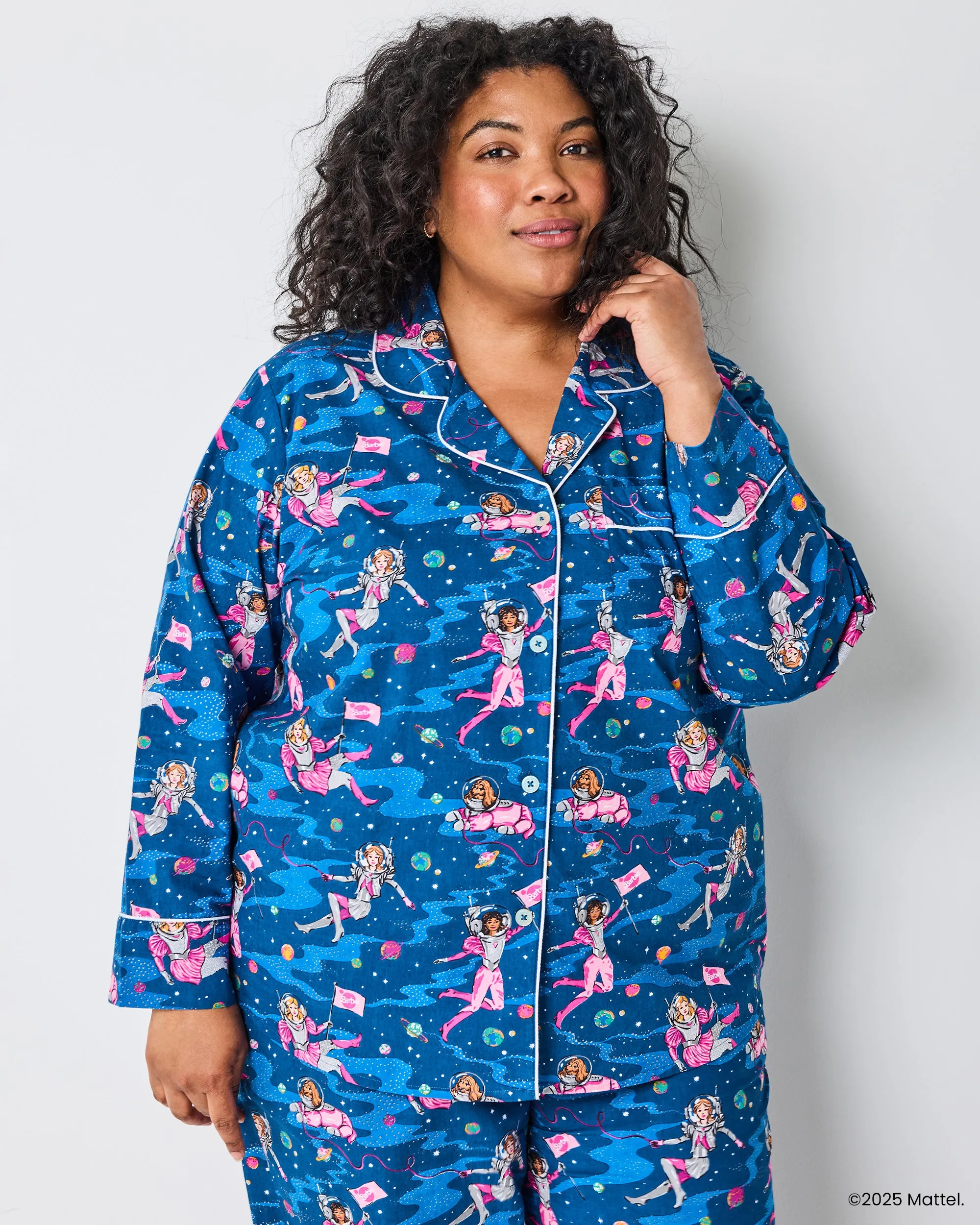 Barbie™ + Printfresh Astronaut Barbie - Long PJ Set - Galaxy Blue sold by Printfresh product image thumbnail 5