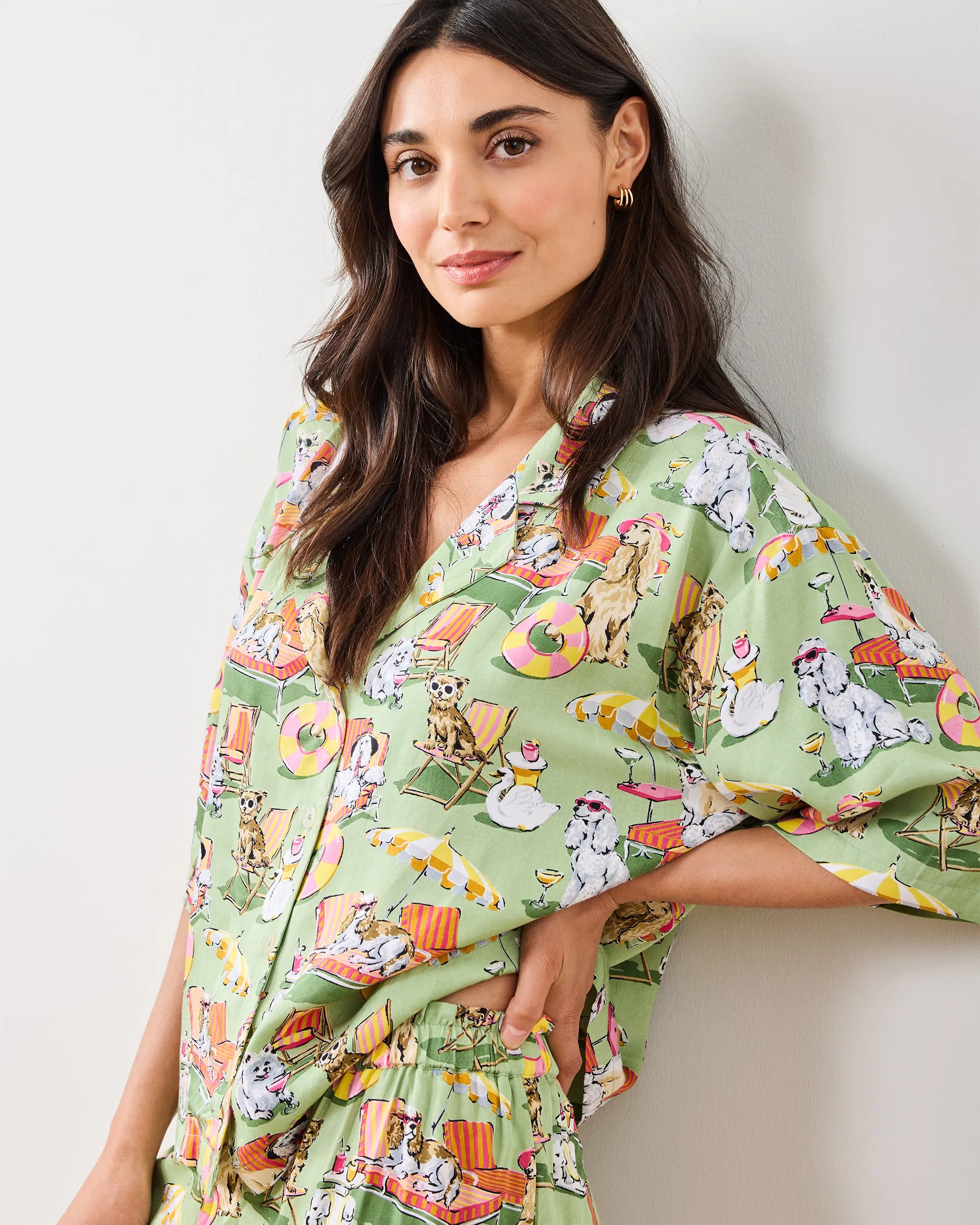 Palm Royale Pooches - Eco Satin Wildest Dreams Set - Grasshopper sold by Printfresh product image thumbnail 5