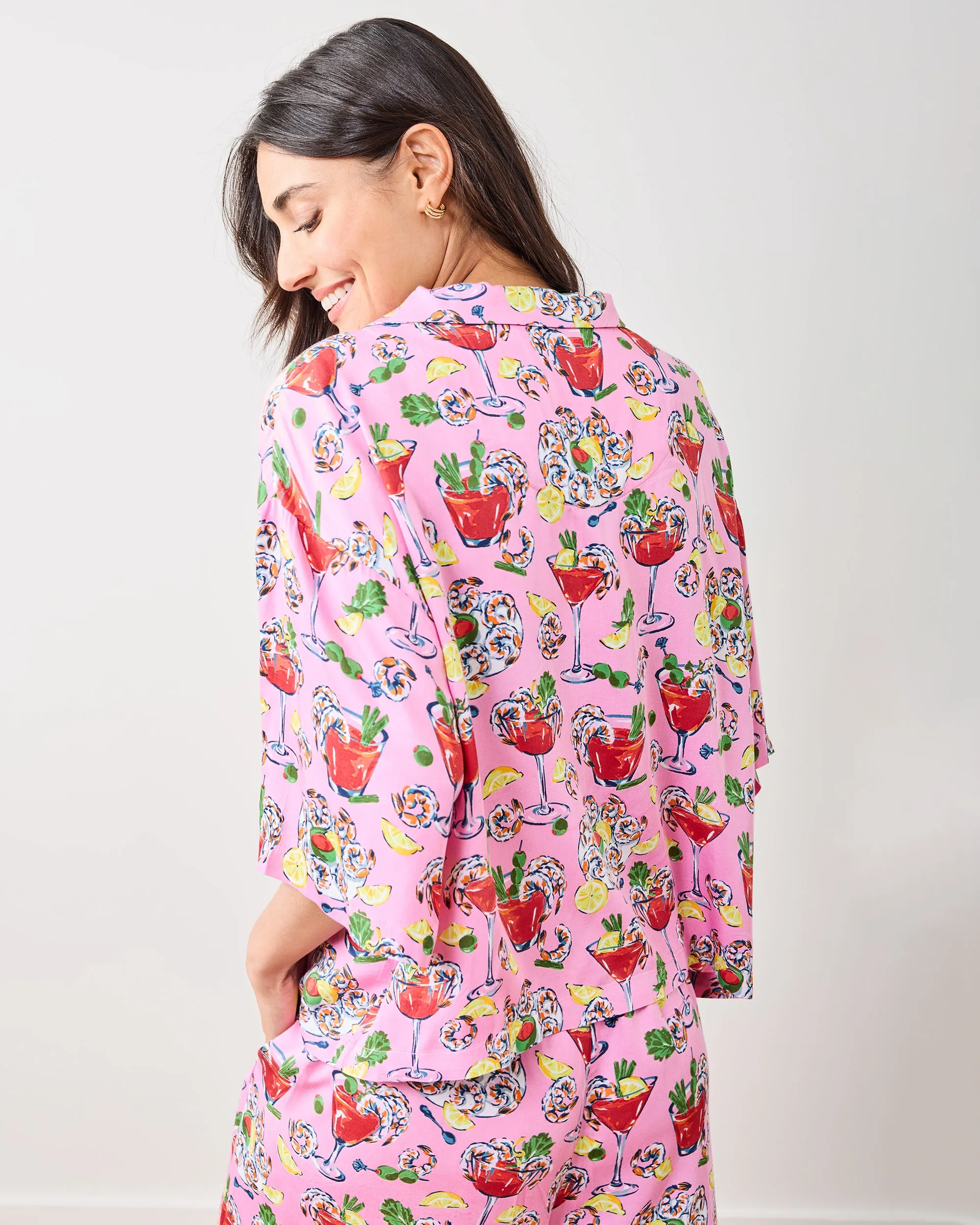 Shrimp Cocktail - Petite Eco Satin Wildest Dream Set - Parlor Pink sold by Printfresh product image thumbnail 4