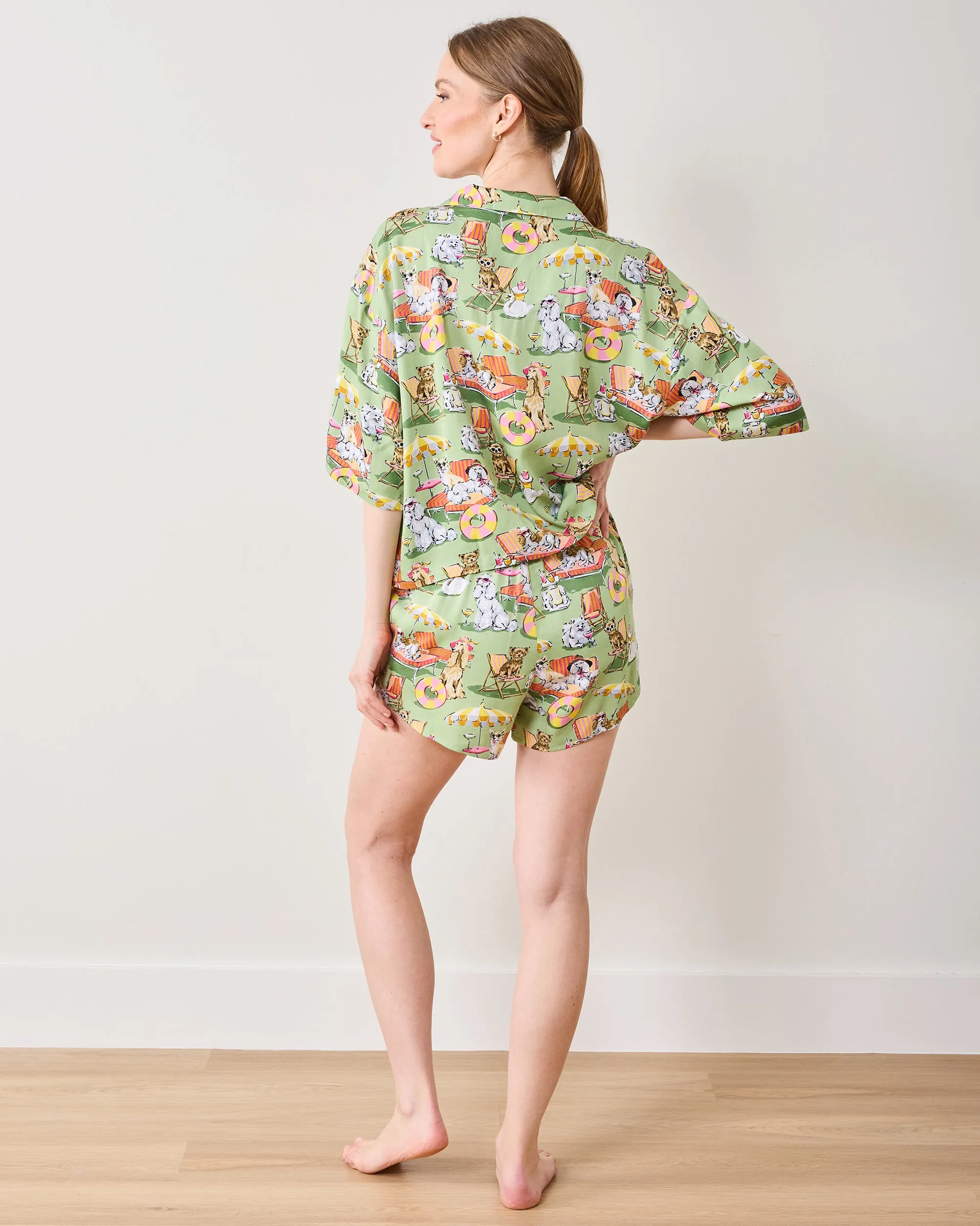 Palm Royale Pooches - Eco Satin Sweet Dreams Set - Grasshopper sold by Printfresh product image thumbnail 3