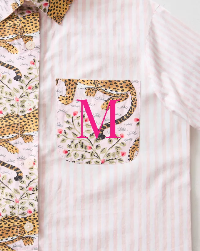 Bagheera - Everyday Button Down - Blush sold by Printfresh