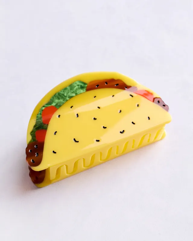 Yellow - Large Taco Hair Clip - Jenny Lemons sold by Printfresh