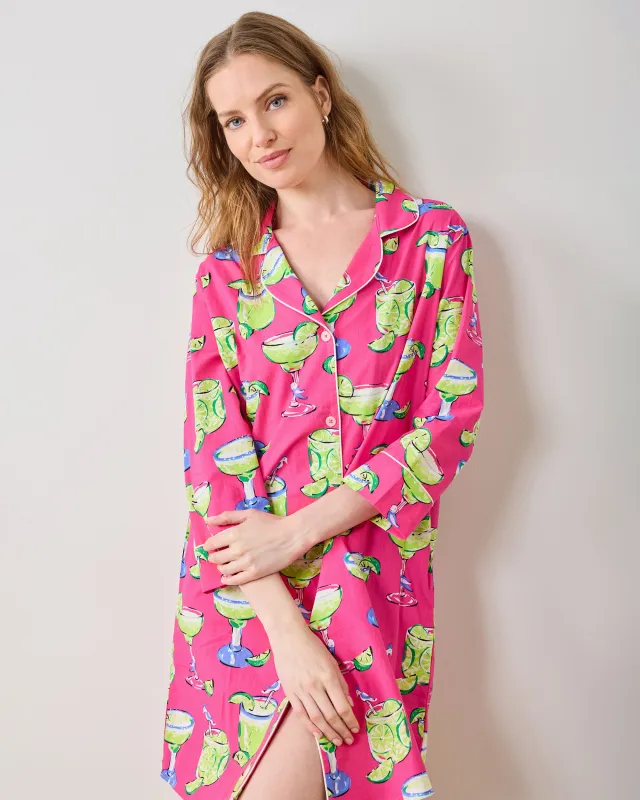 Fresh Margarita - Sleep Shirt - Cabo Pink sold by Printfresh