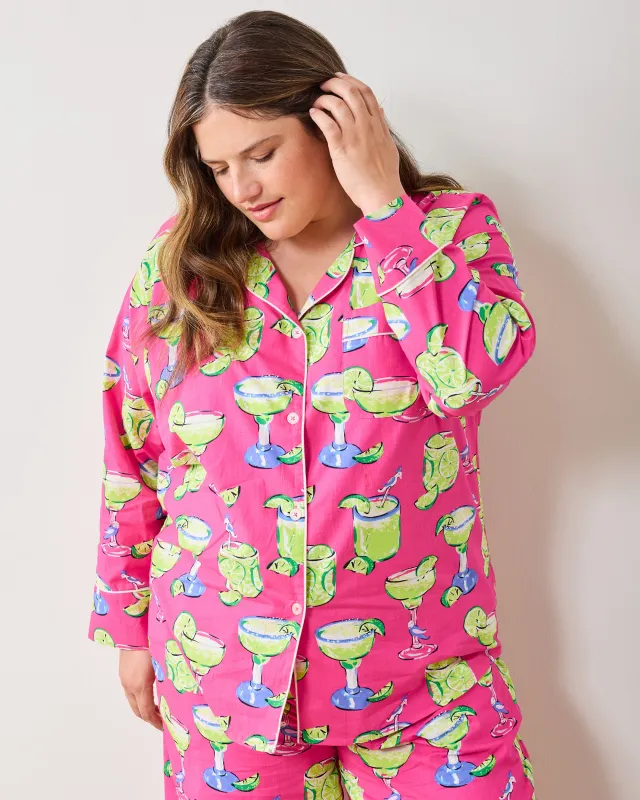 Fresh Margarita - Long PJ Set - Cabo Pink sold by Printfresh
