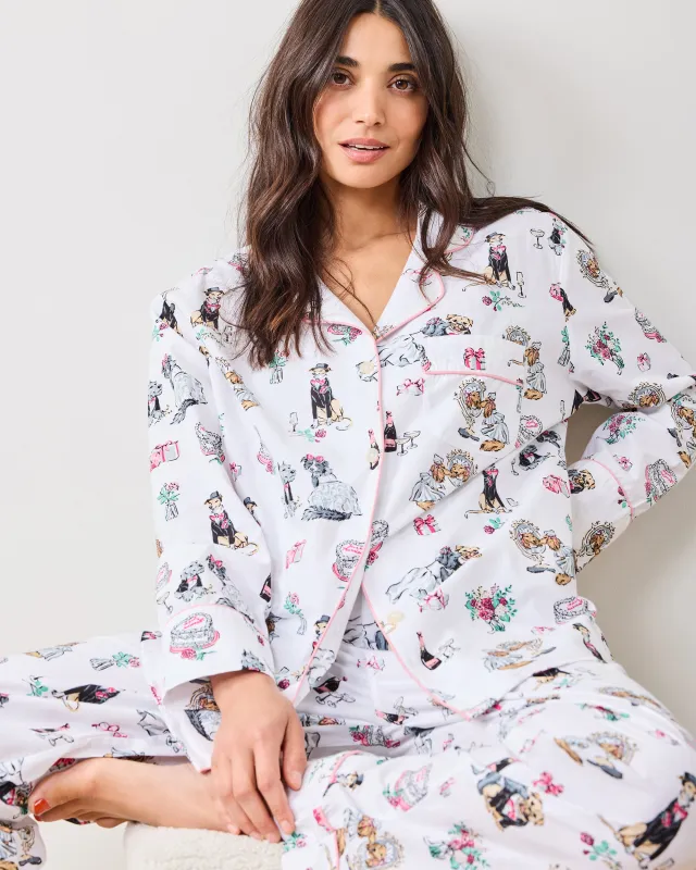 Fur Ever Yours - Long PJ Set - Cloud sold by Printfresh