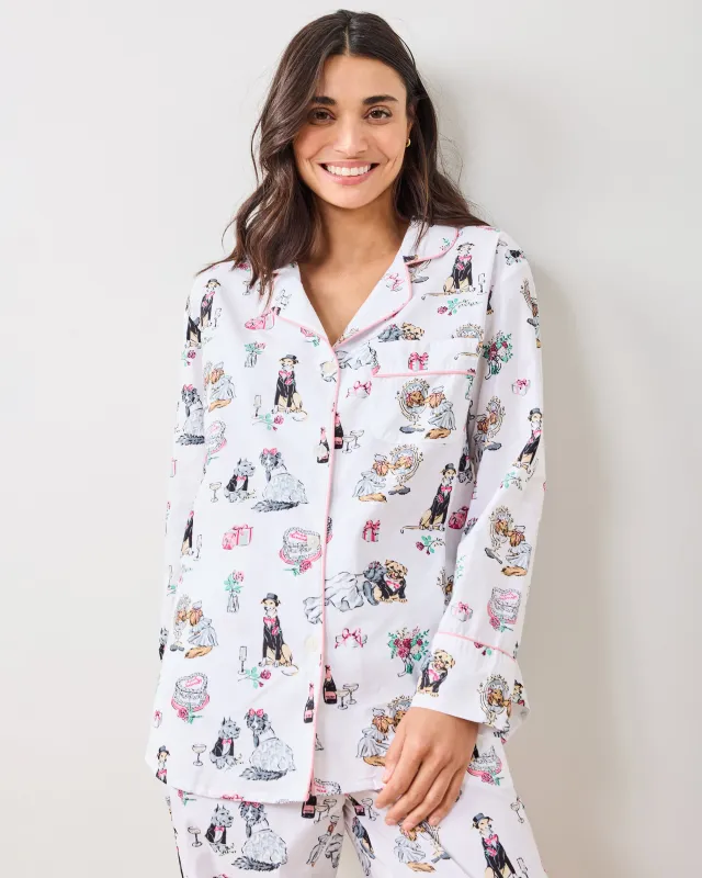 Fur  Ever Yours - Petite Long PJ Set - Cloud sold by Printfresh