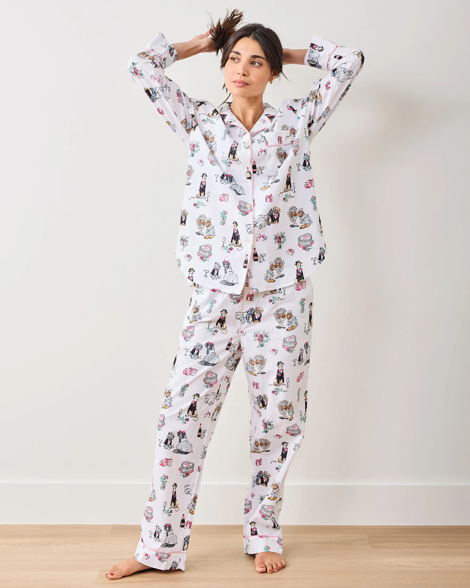Fur Ever Yours - Tall Long PJ Set - Cloud sold by Printfresh