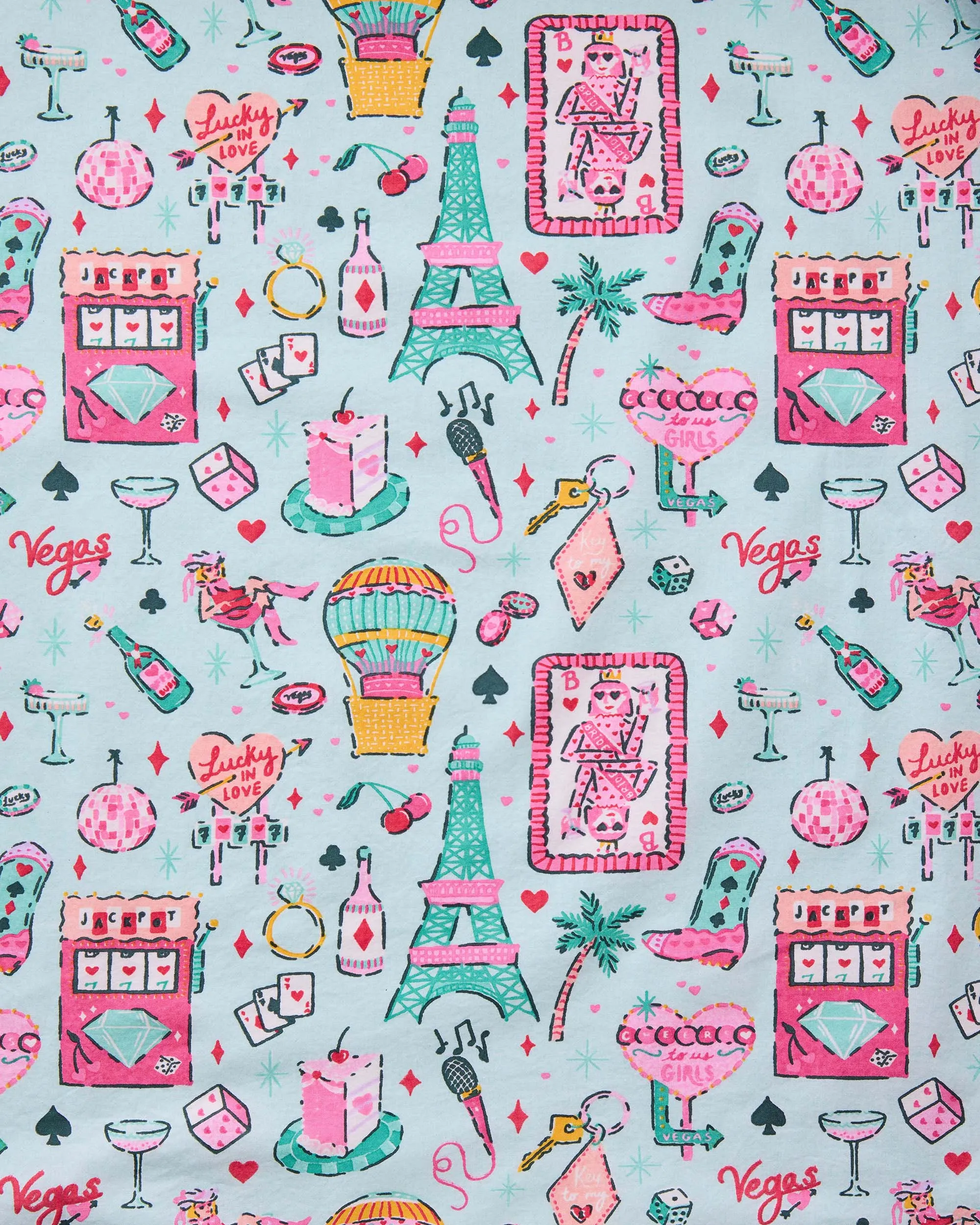 Viva Las Vegas - Ruffle Shorts - Mint sold by Printfresh product image thumbnail 5