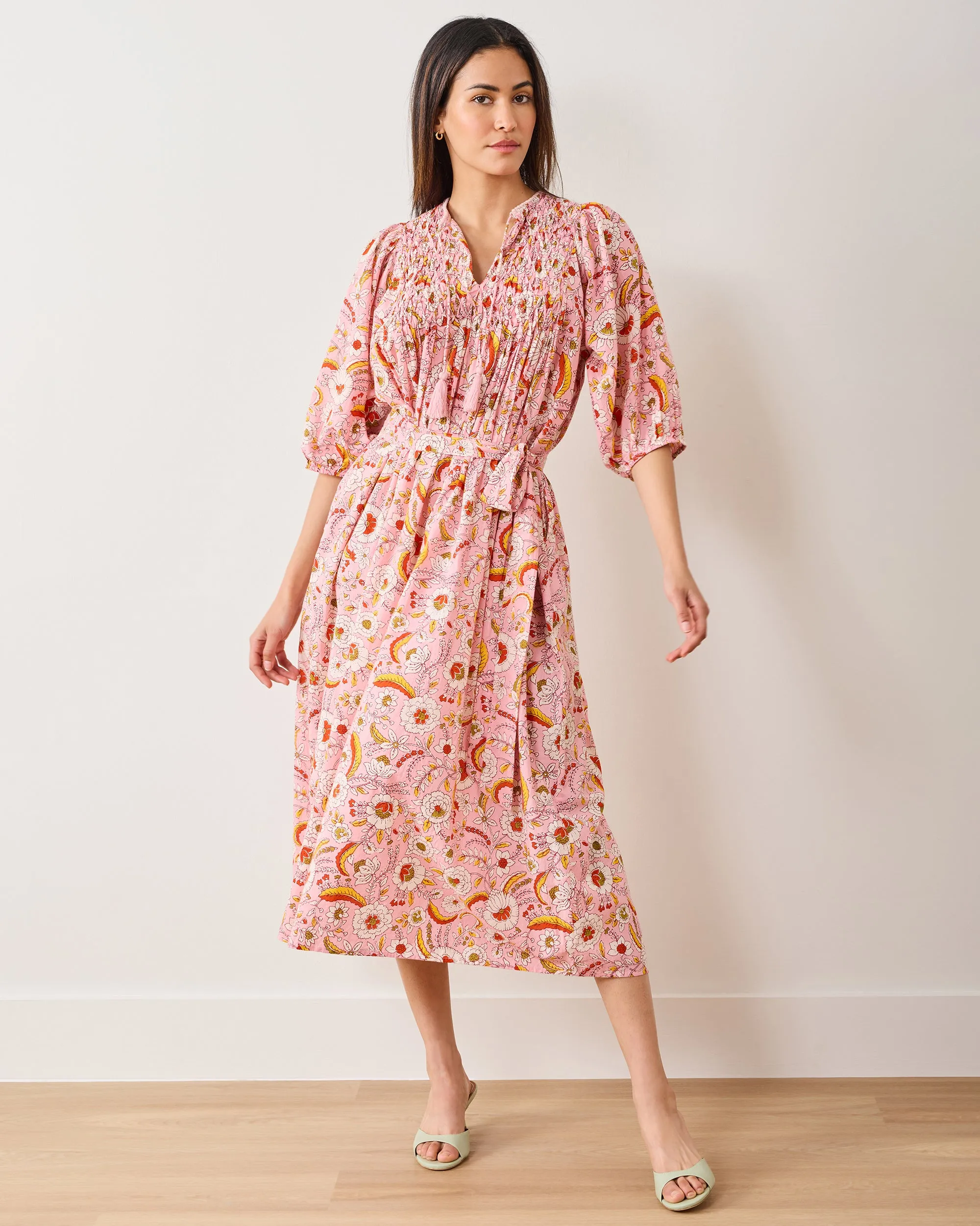 India Bloom - Artifact Dress - Soft Rose sold by Printfresh product image thumbnail 4
