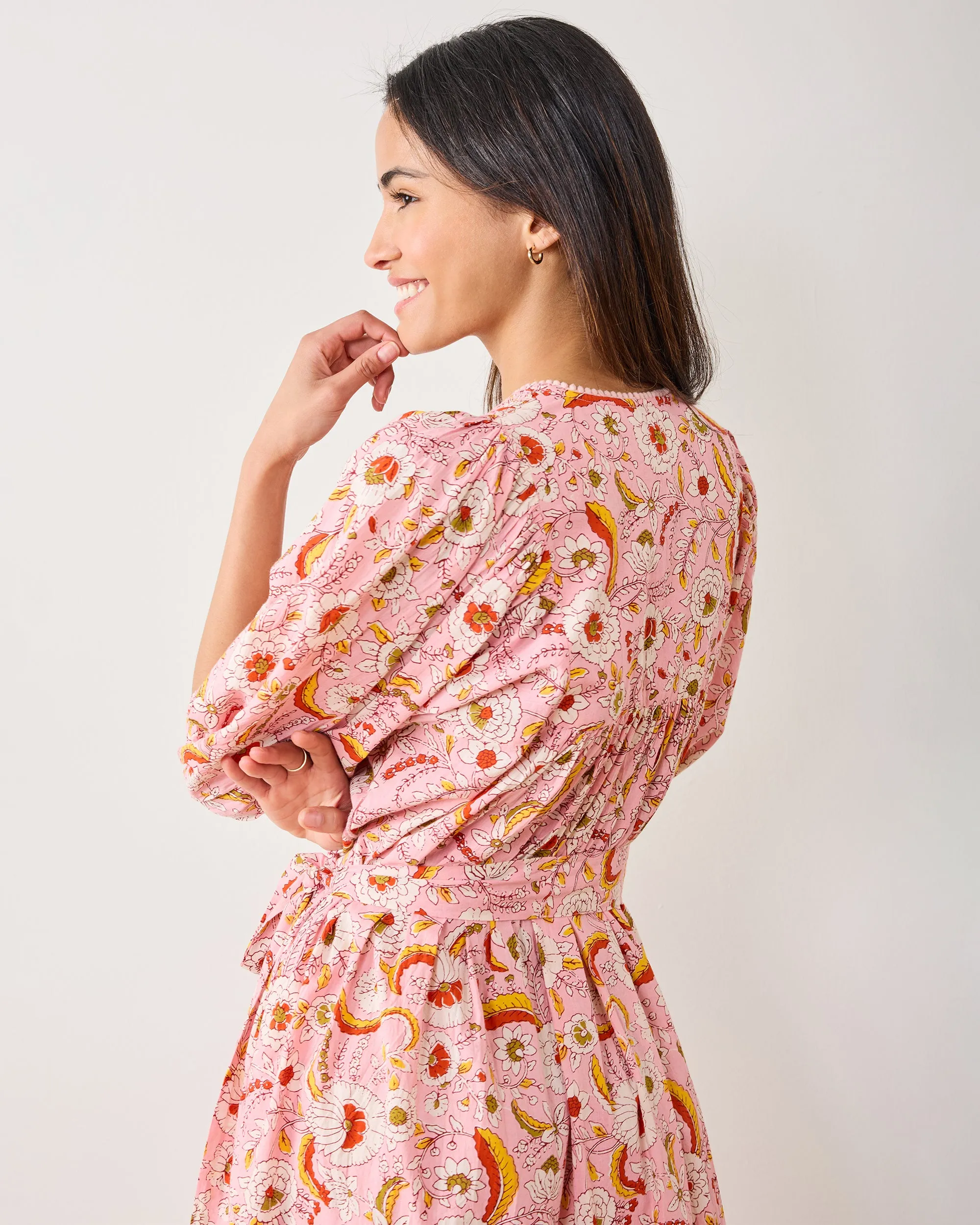 India Bloom - Artifact Dress - Soft Rose sold by Printfresh product image thumbnail 3