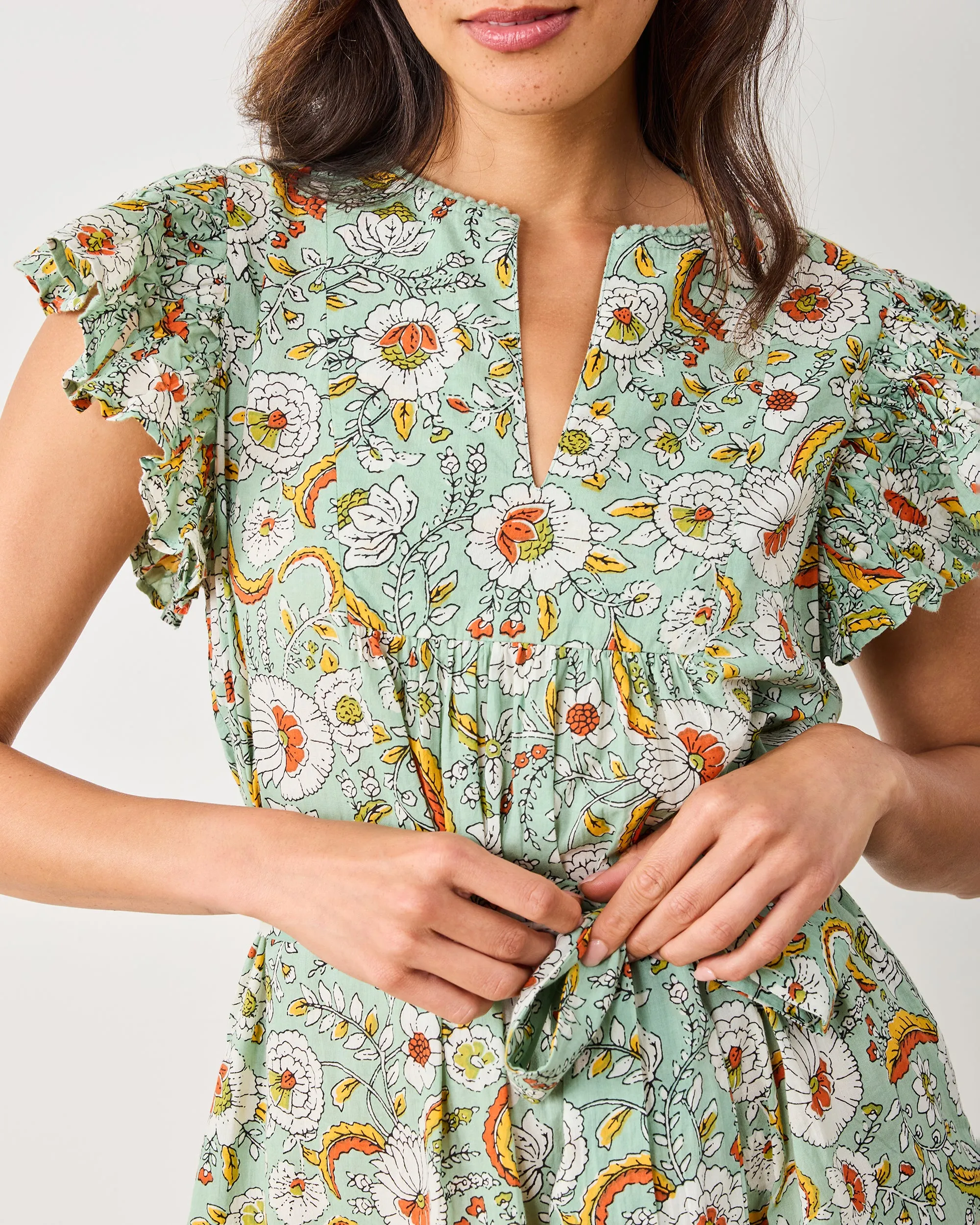 India Bloom - Royal Dress - Sage sold by Printfresh product image thumbnail 5