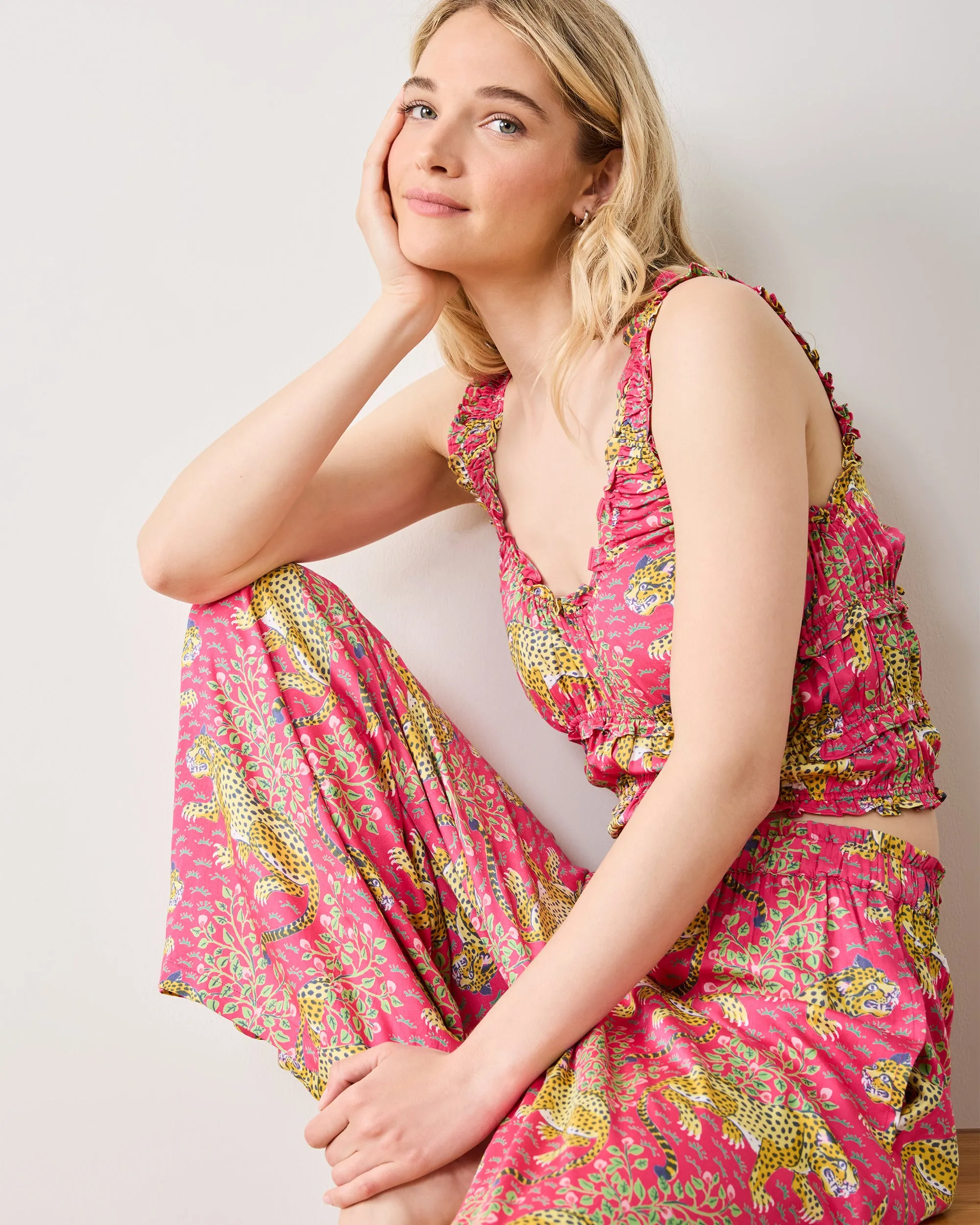 Bagheera - Tall Eco Satin Sadie Set - Hot Pink sold by Printfresh product image thumbnail 2