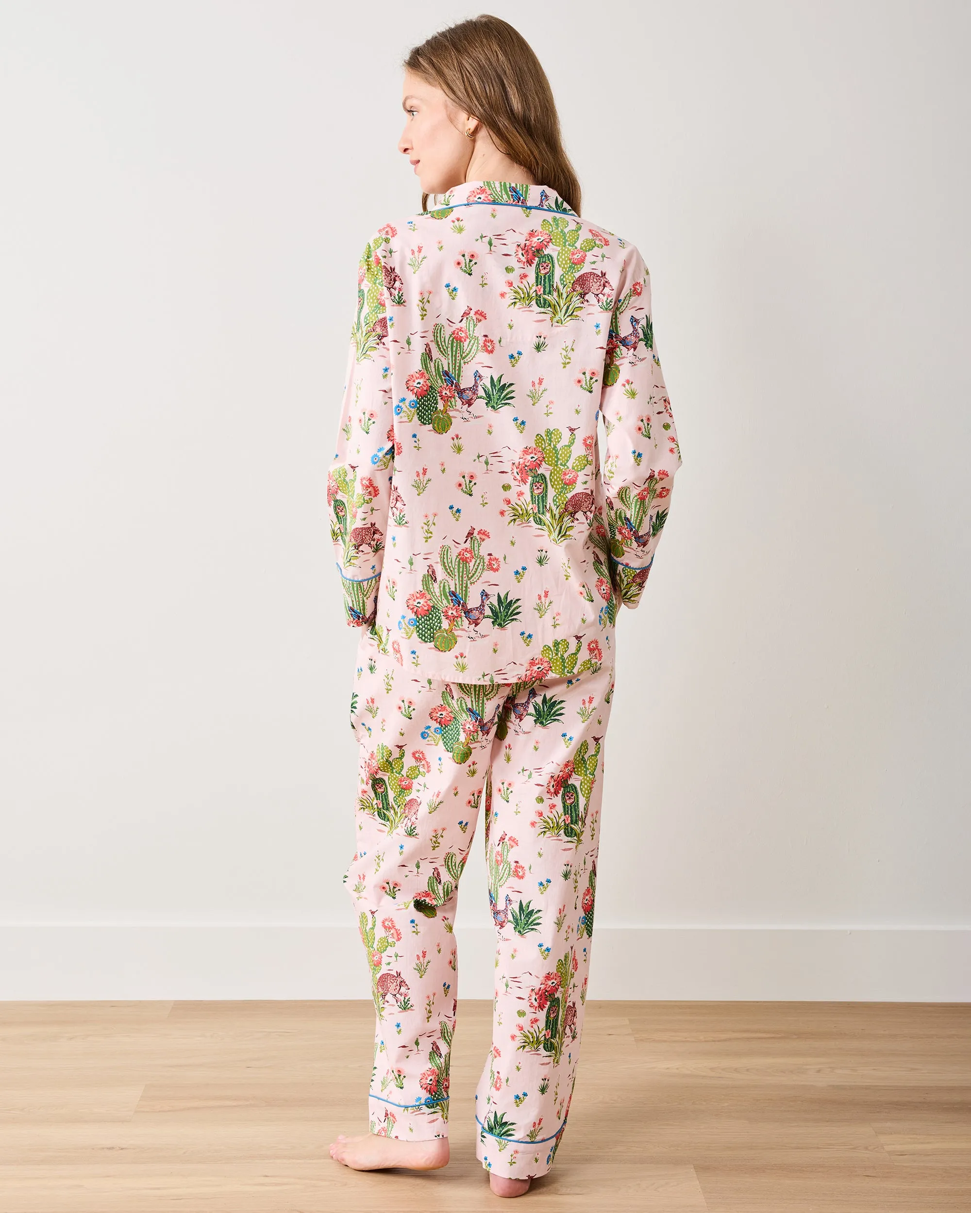 Desert Dream - Tall Long PJ Set - Pink Cactus sold by Printfresh product image thumbnail 5