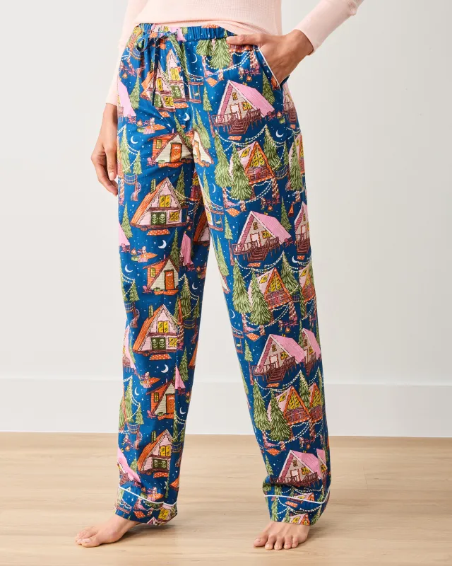 Bonfire Stories - PJ Pants - Starlight Blue sold by Printfresh