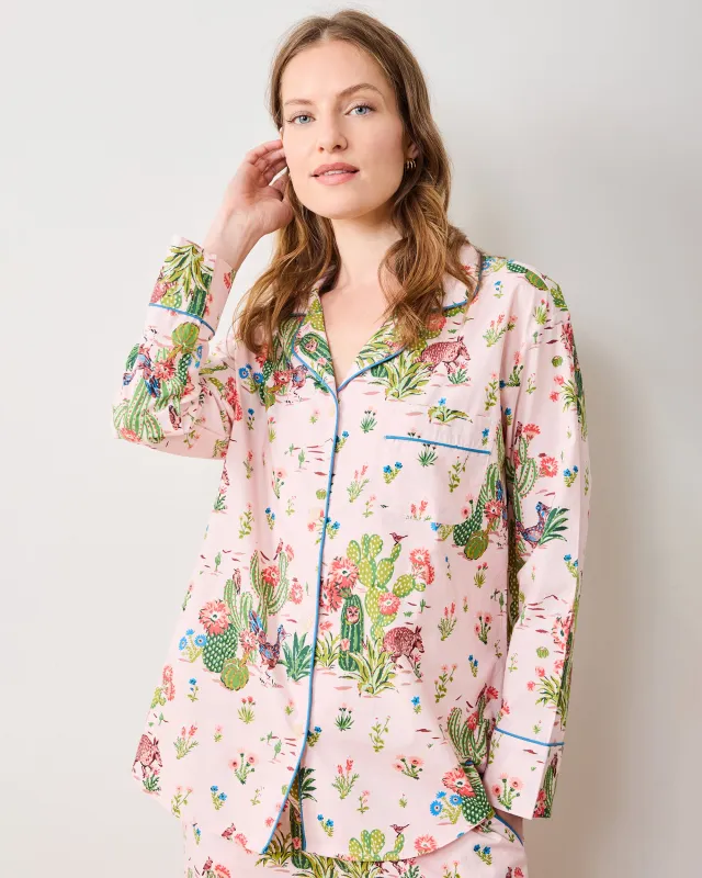 Desert Dream - Long PJ Set - Pink Cactus sold by Printfresh