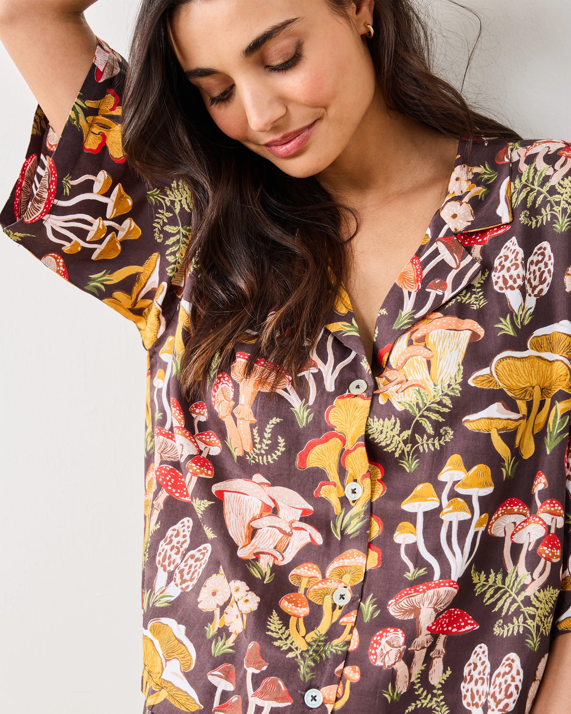 Mushroom Medley - Eco Satin Wildest Dreams Set - Truffle sold by Printfresh product image thumbnail 3