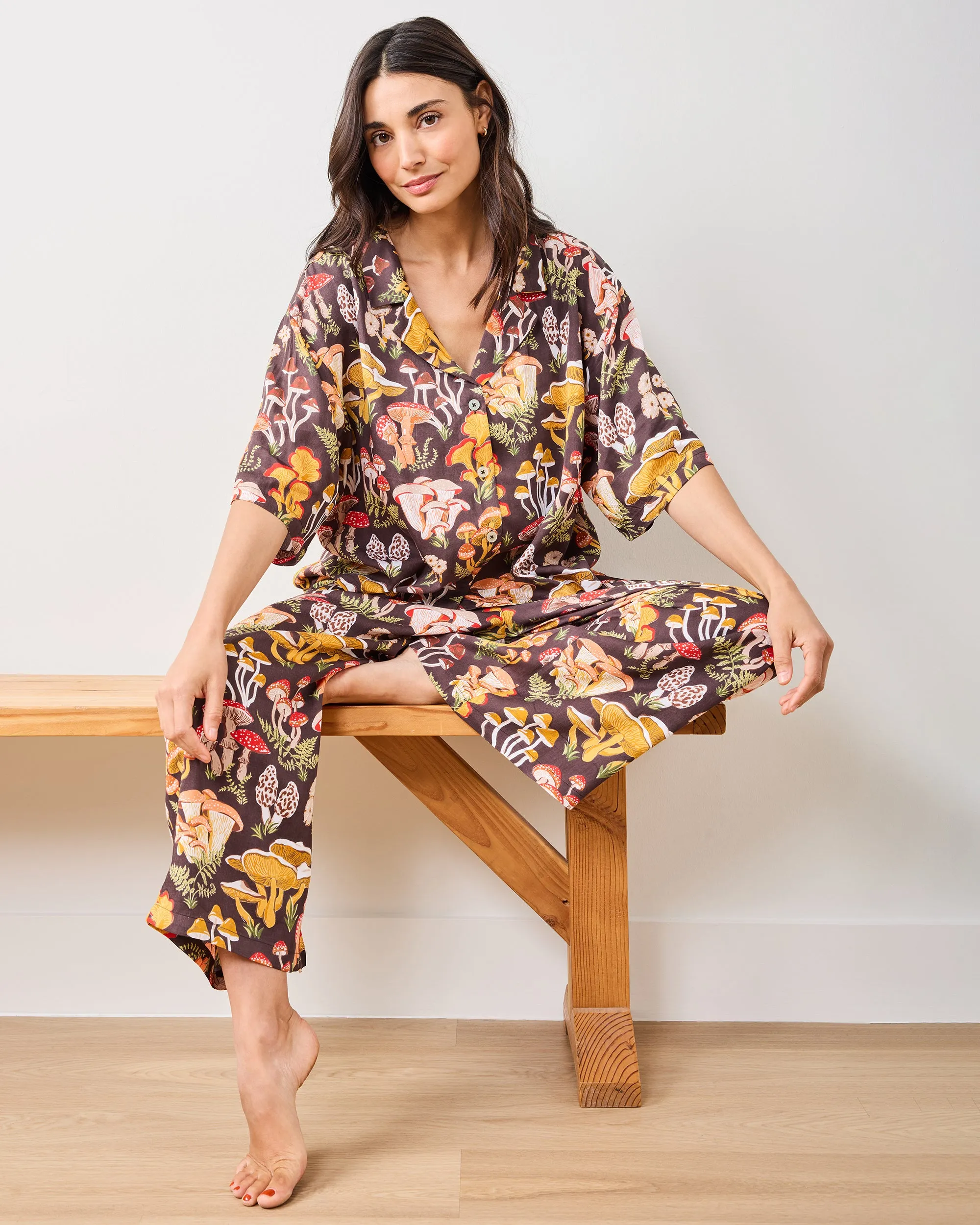 Mushroom Medley - Eco Satin Wildest Dreams Set - Truffle sold by Printfresh product image thumbnail 5