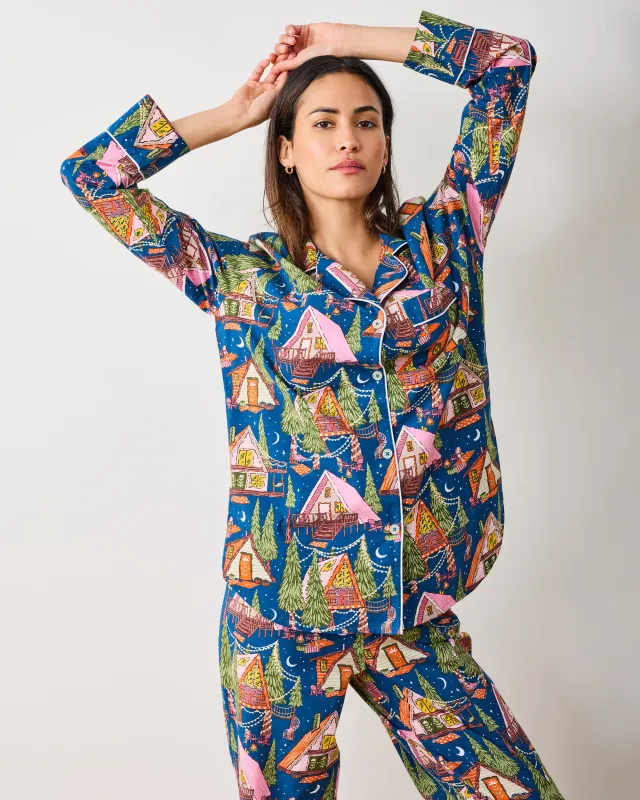 Bonfire Stories - Long PJ Set - Starlight Blue sold by Printfresh