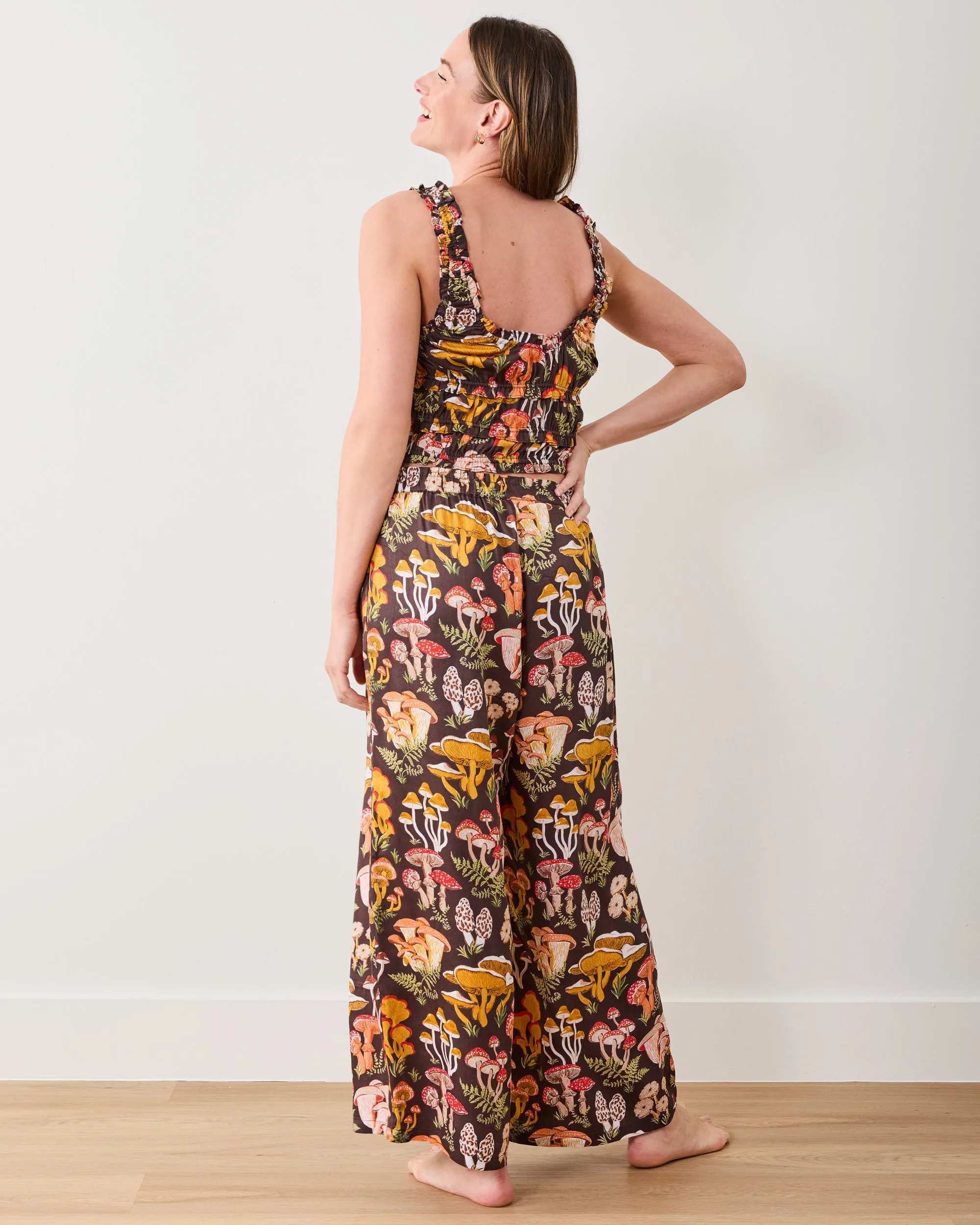 Mushroom Medley - Eco Satin Sadie Set - Truffle sold by Printfresh product image thumbnail 5