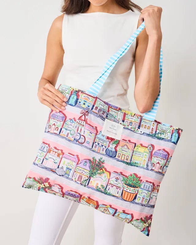 Lenox Spice Village™ x PF - Go To Tote - Kitchen Pink sold by Printfresh