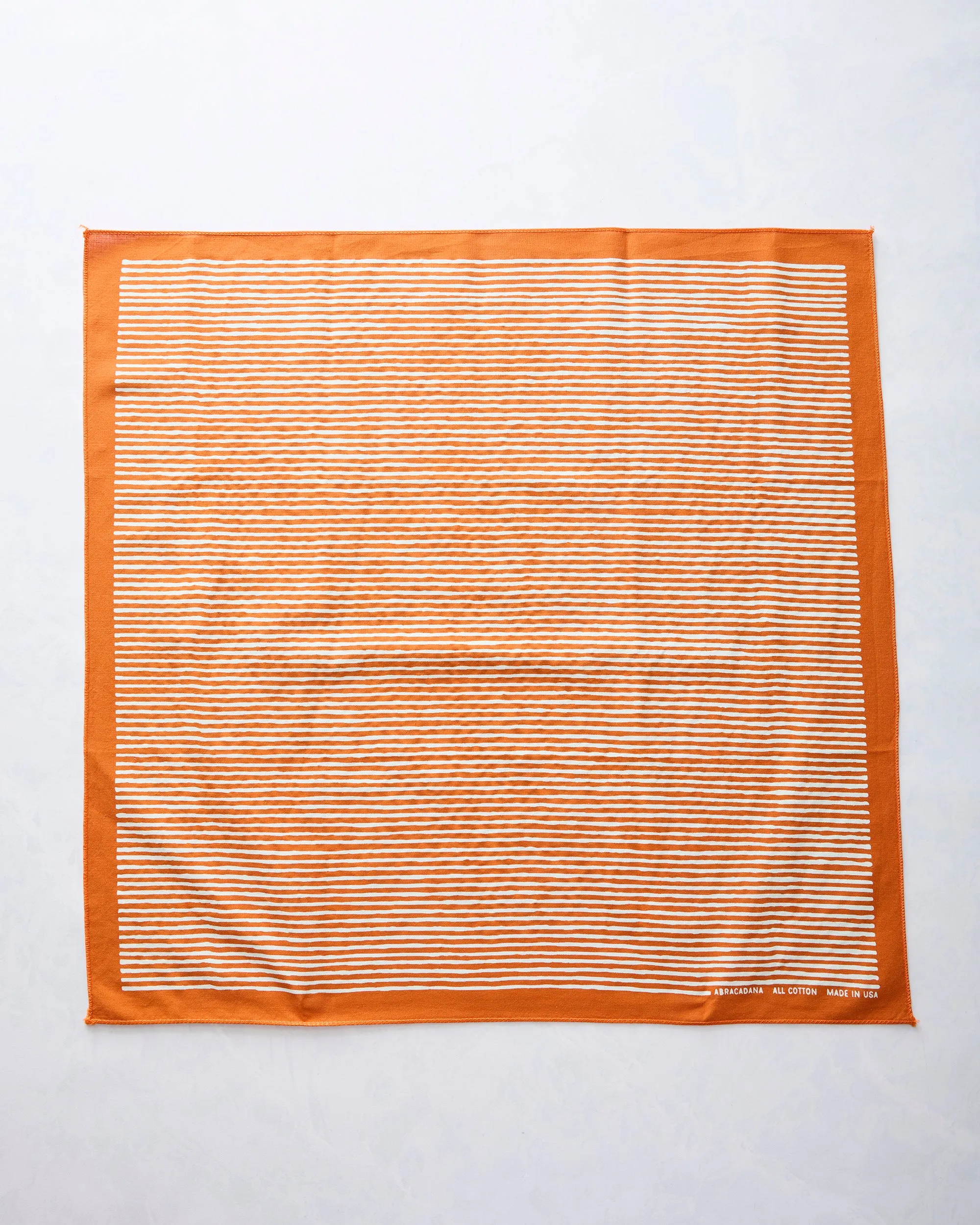 Marmalade Orange - Striped Bandana - Abracadana sold by Printfresh product image thumbnail 4