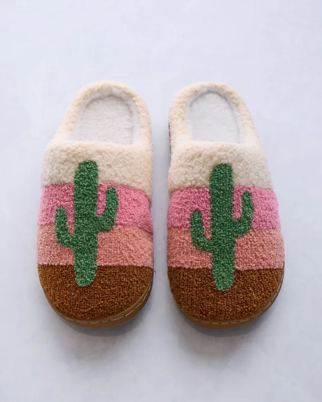 Cactus - Slippers - Living Royal sold by Printfresh