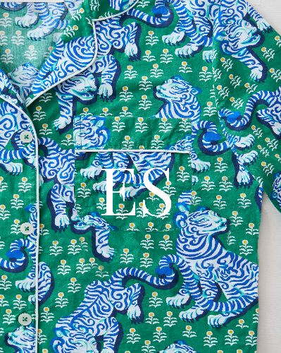 Tiger Queen - Long Sleep Set - Jade sold by Printfresh