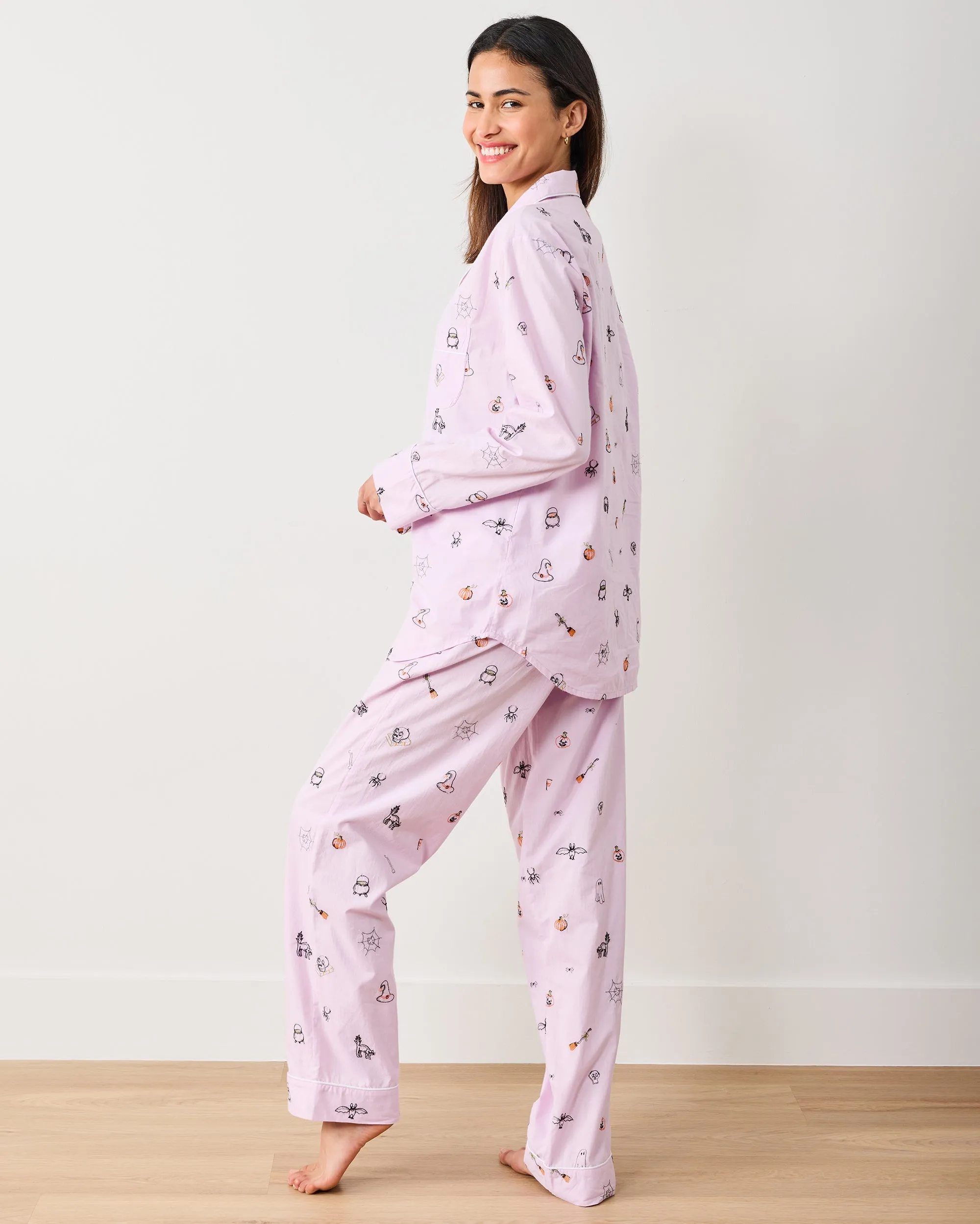 October Traditions - Long PJ Set - Purple Spell sold by Printfresh product image thumbnail 4