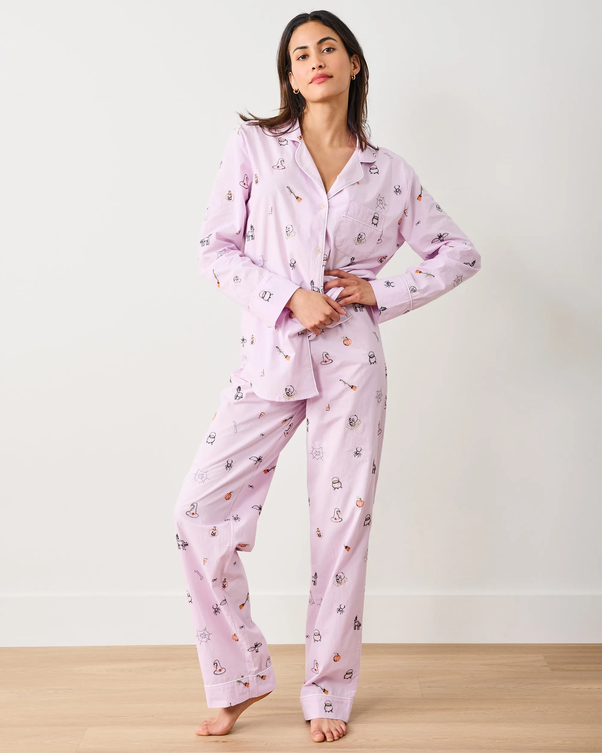October Traditions - Long PJ Set - Purple Spell sold by Printfresh product image thumbnail 3