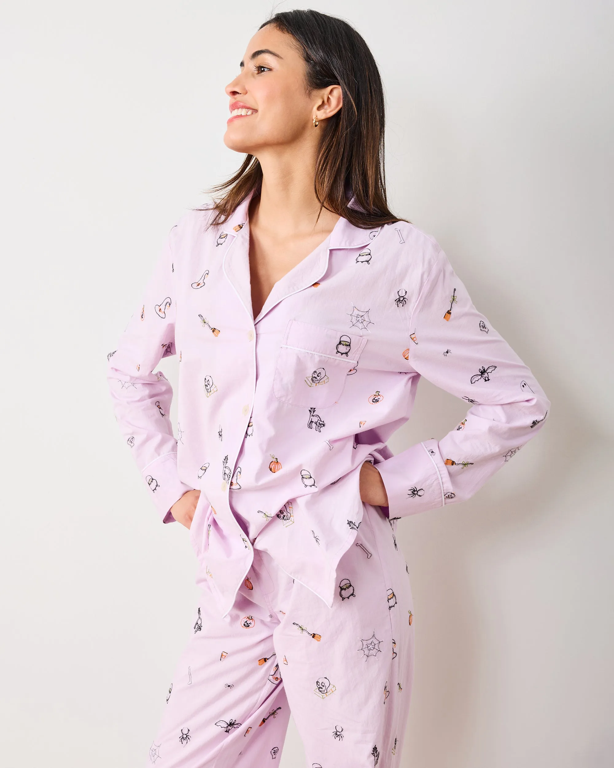 October Traditions - Long PJ Set - Purple Spell sold by Printfresh product image thumbnail 5